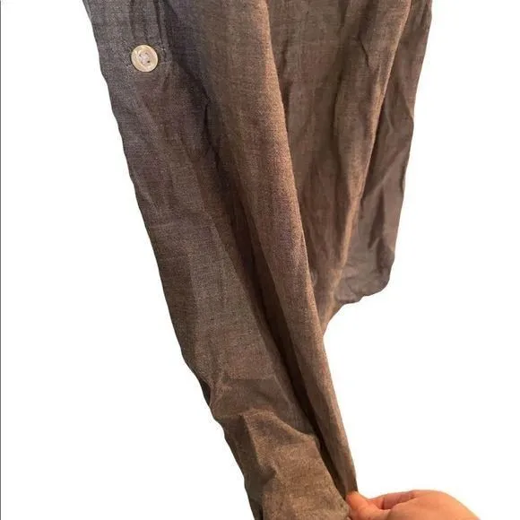 Product image for MERONA gray long sleeve light weight tunic size small