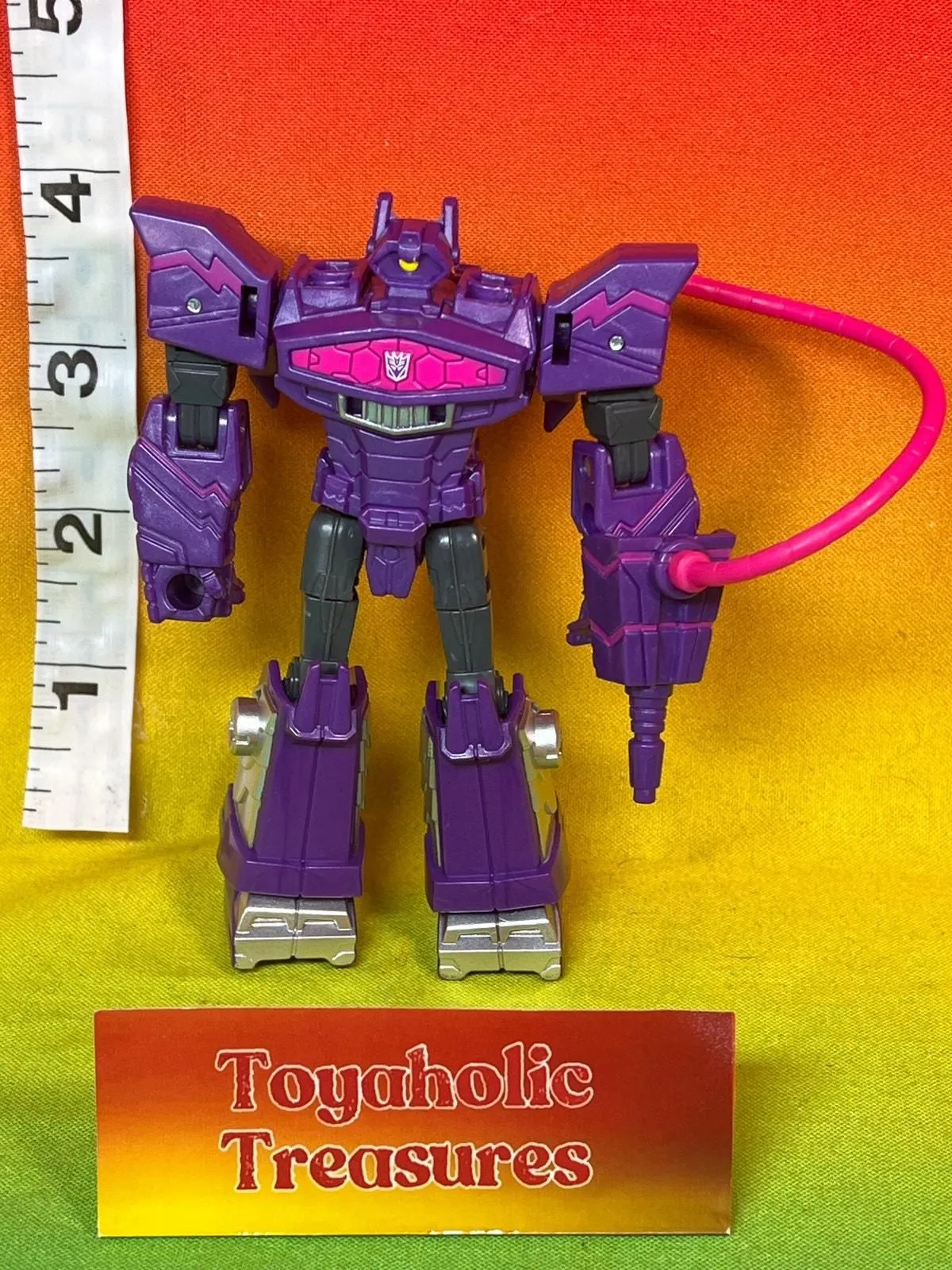 Product image for Transformers Cyberverse Power of the Spark Shockwave Action Figure