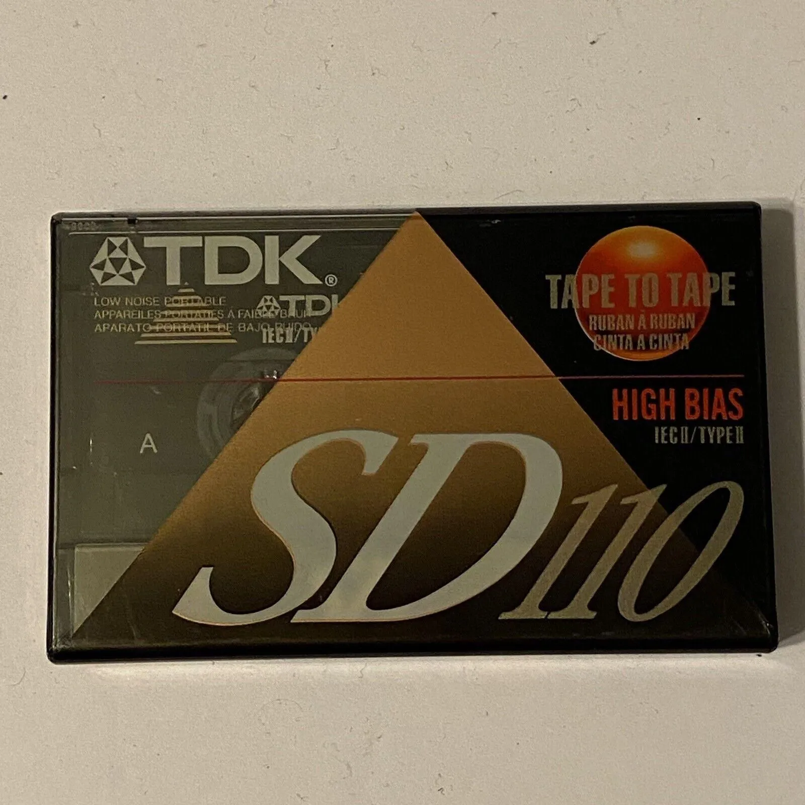 Product image for TDK Slimline Eco Case SD 110 Tape To Tape High Bias New