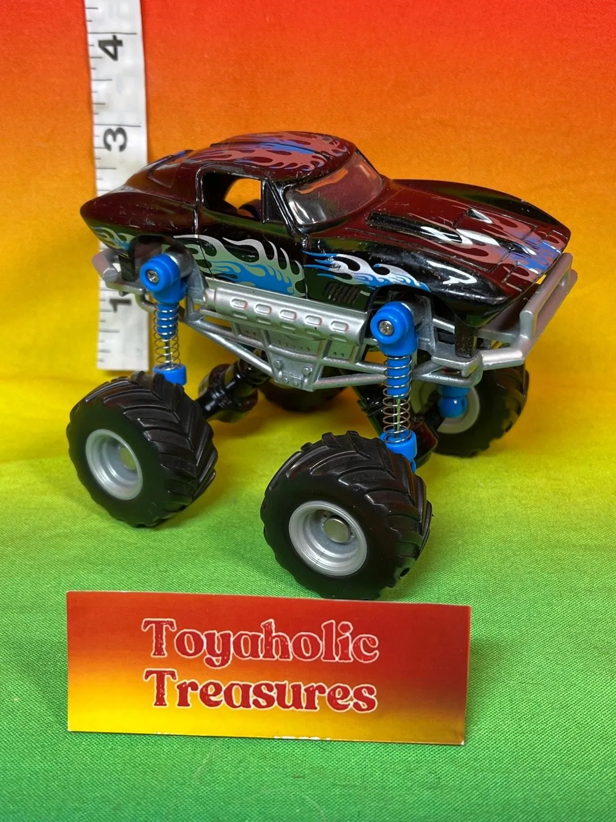 Product image for Spin Master Metal Maxx Mega Shocks 1967 Corvette Monster Truck
