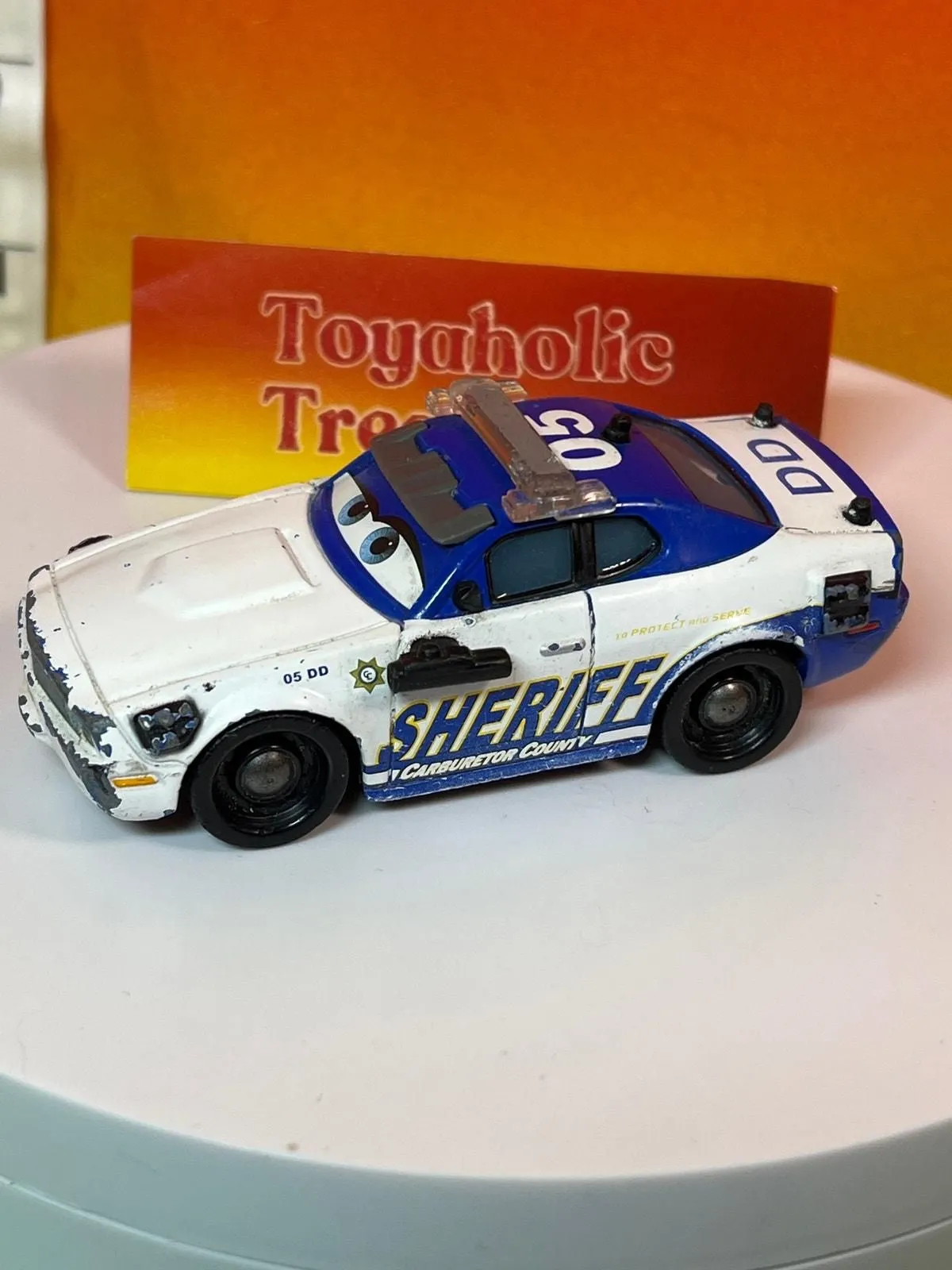 Product image for Disney Pixar Cars Sheriff Carburetor County Didi 05 Diecast