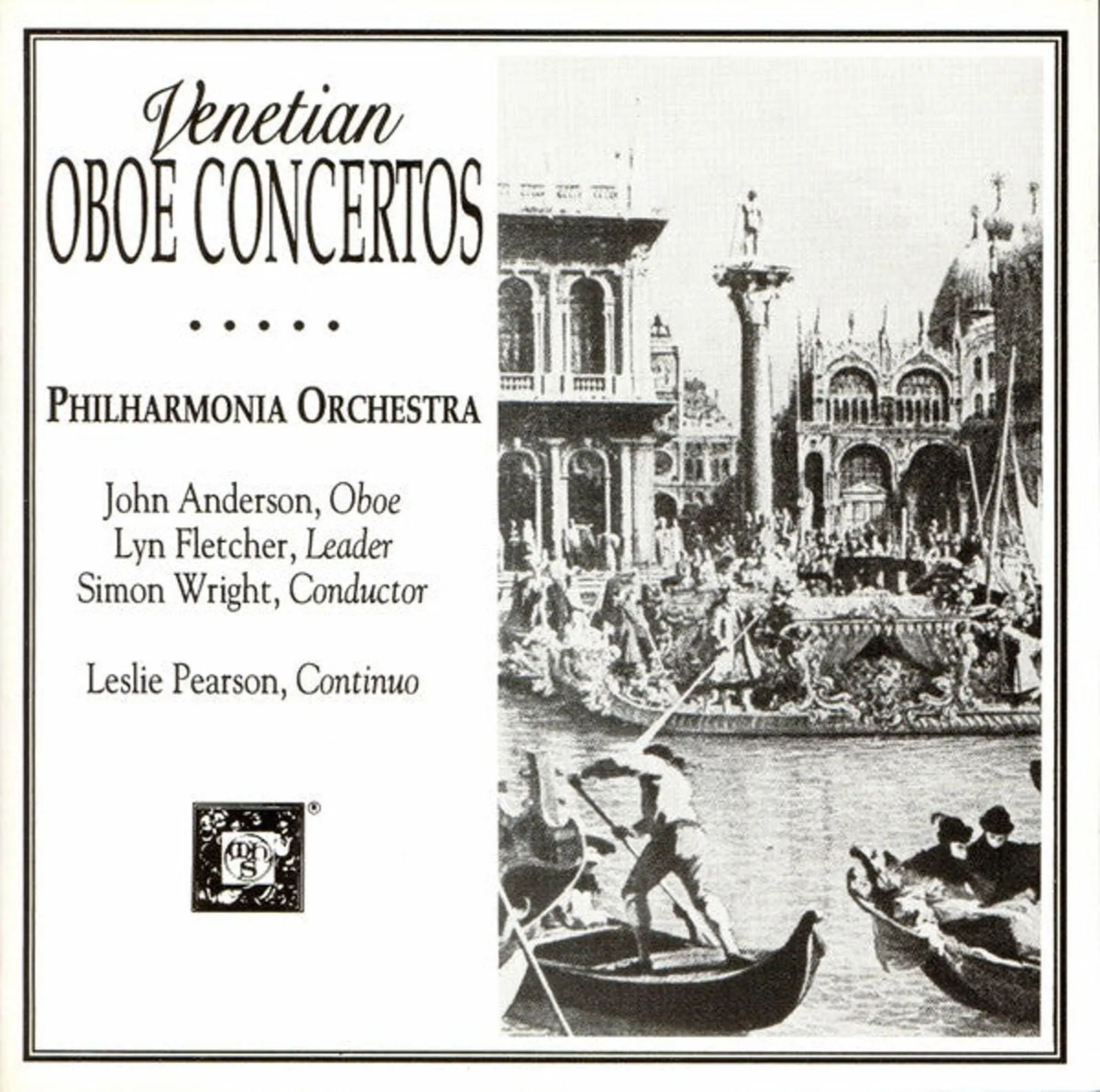 Product image for Philharmonia Orchestra, John Anderson , Leslie Pearson - Venetian Oboe Concertos (CD, Album)