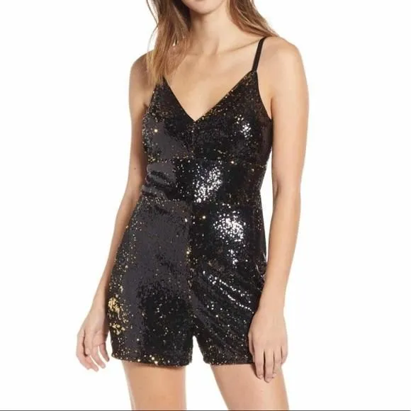 leith sequin dress Leith Mini Dress Small Allover Sequin Bling Stripe Sleeveless New