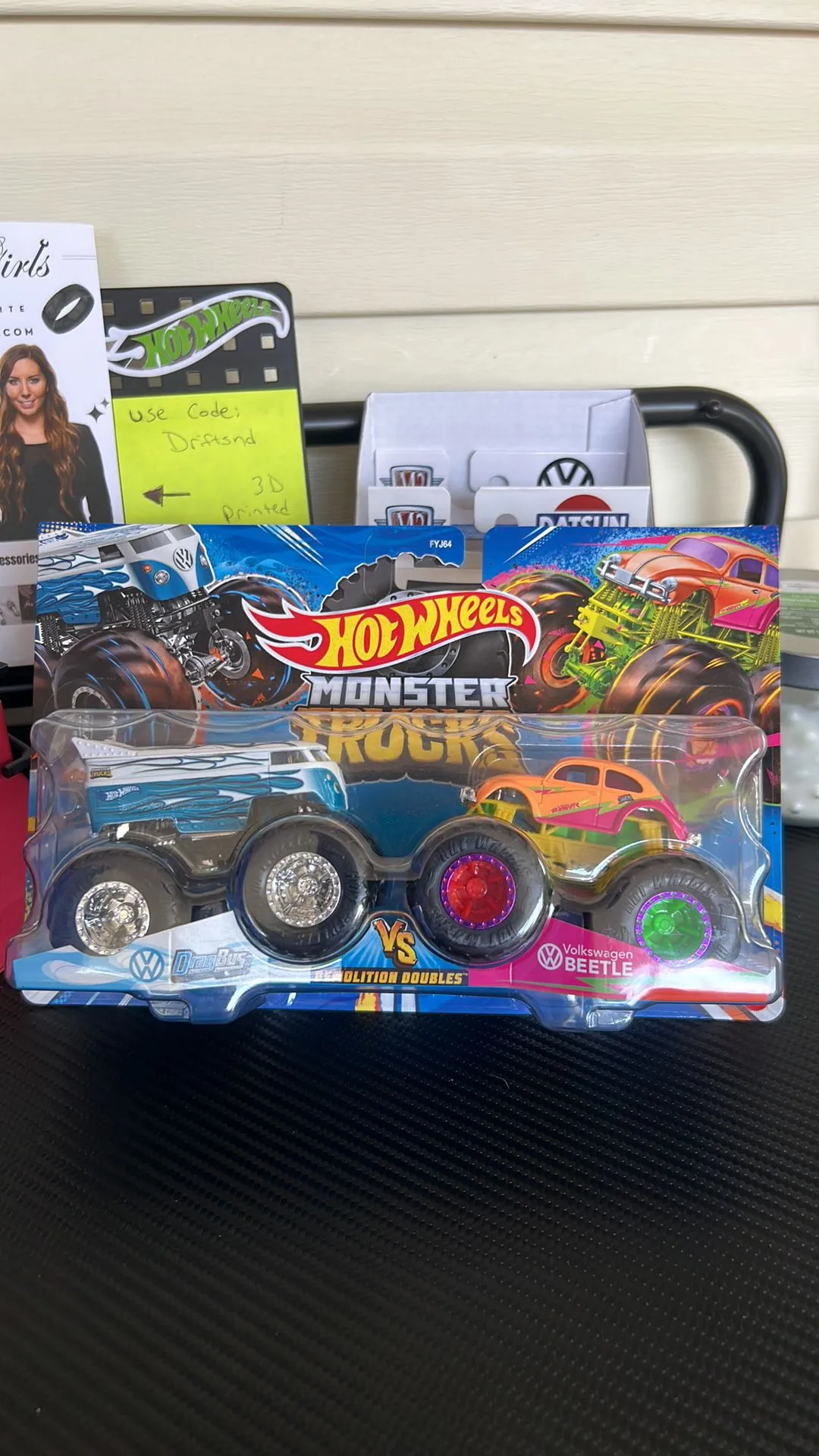 Product image for #89 Monster Trucks  VW DragBus VS Beetle