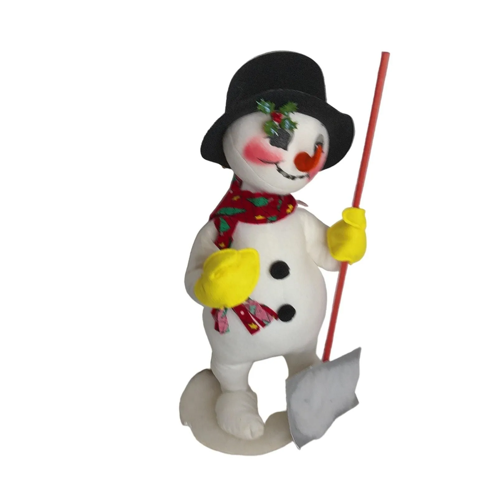 Product image for Vintage Annalee Shoveling Snowflakes Snowman 