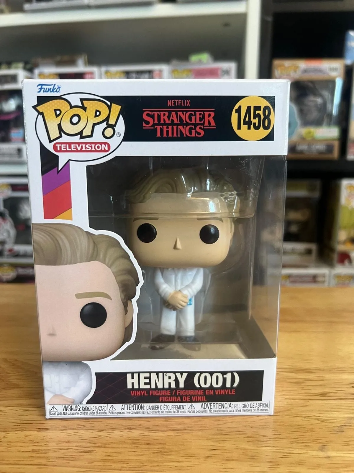 Product image for Henry 001 Stranger Things Funko Pop #1458 Television Sci-Fi Science Fiction Toy