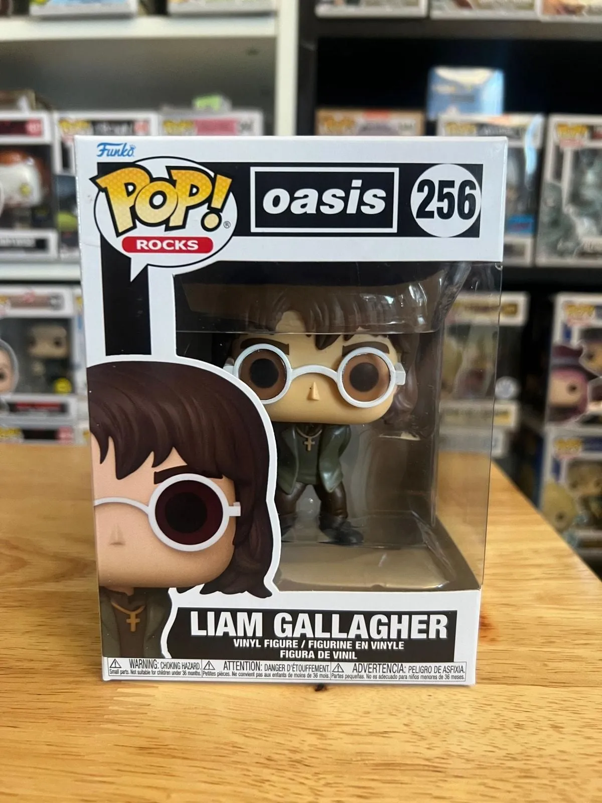 Product image for Liam Gallagher Oasis Funko Pop #256 Rock Band Musicians Rock Vinyl Figure UK