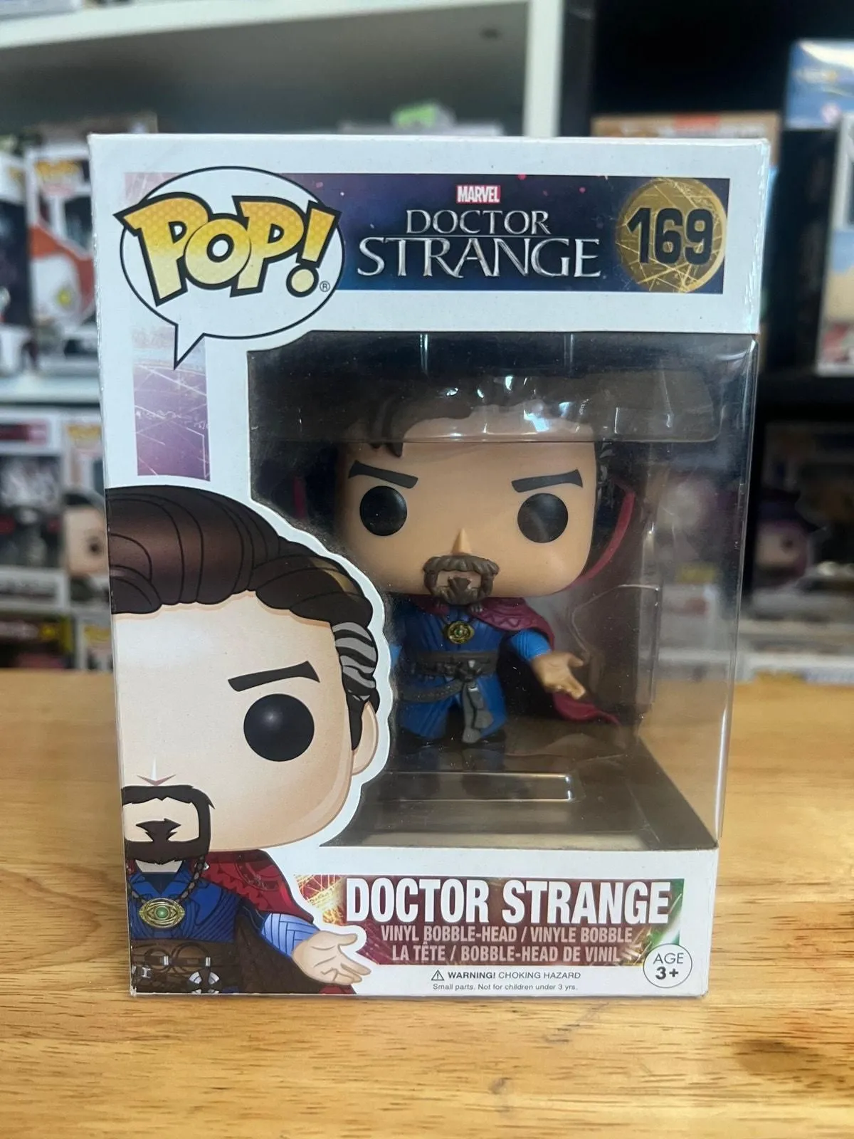 Product image for Doctor Strange Funko Pop Bobblehead #169 Marvel Comics Movies Stephen Disney MCU
