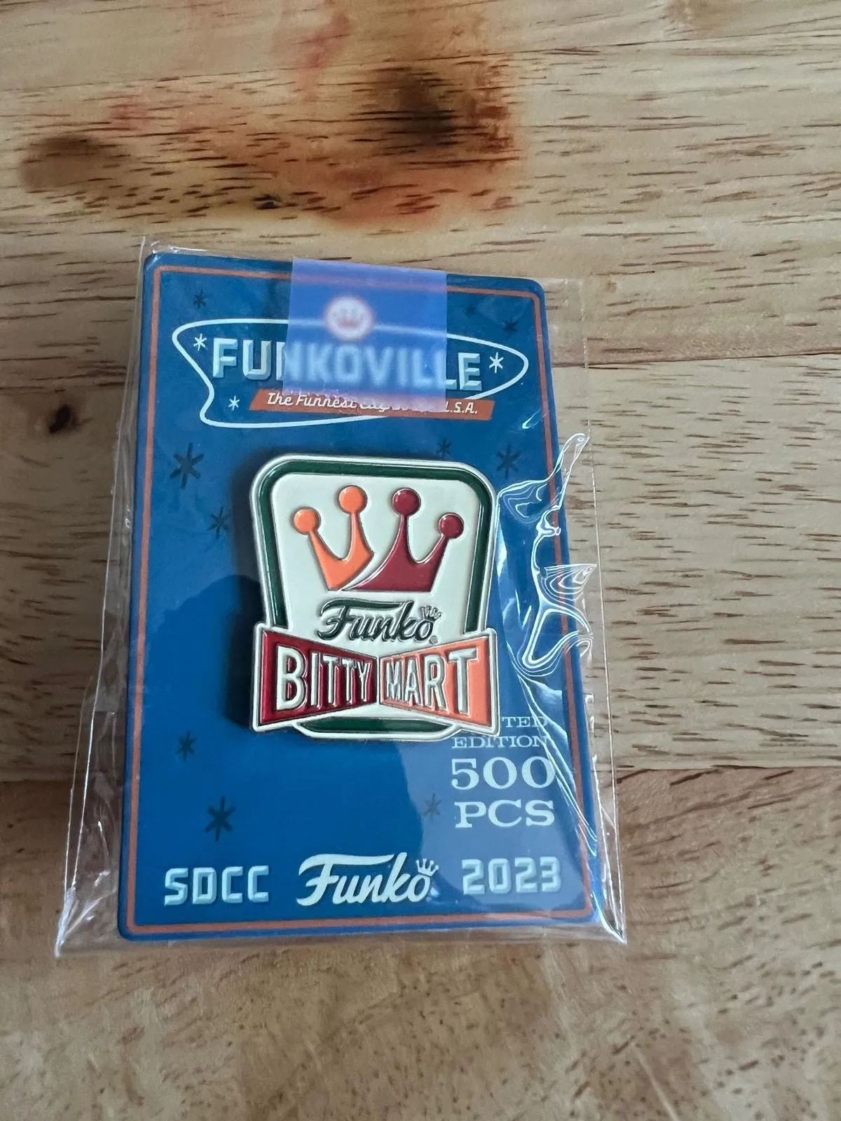 Product image for ONLY 500 PIECES LIMITED EDITION Bitty Mart Funko Pin Collectible Pop SDCC 2023