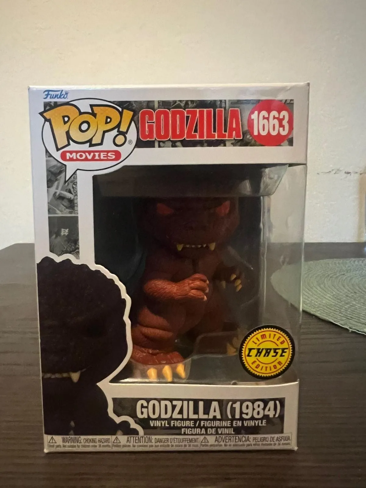 Product image for CHASE LIMITED EDITION Fire Damage Godzilla (1984) Funko Pop #1663 Toho Movies LE