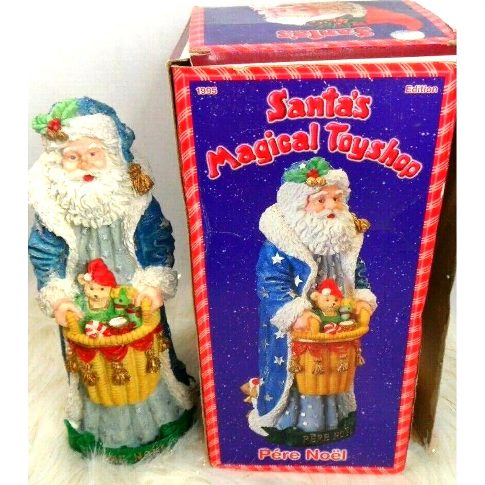 Product image for Vintage Kmart Christmas Santas Magical Toyshop Pere Noel France