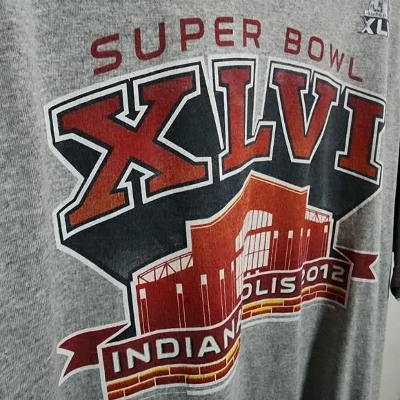 Product image for SUPERBOWL XLVI INDIANAPOLIS 2012 TSHIRT