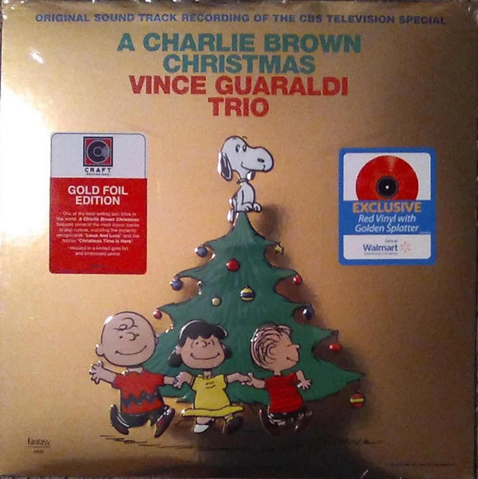 Product image for Vince Guaraldi Trio - A Charlie Brown Christmas  (LP, Album, Ltd, RE, Red)
