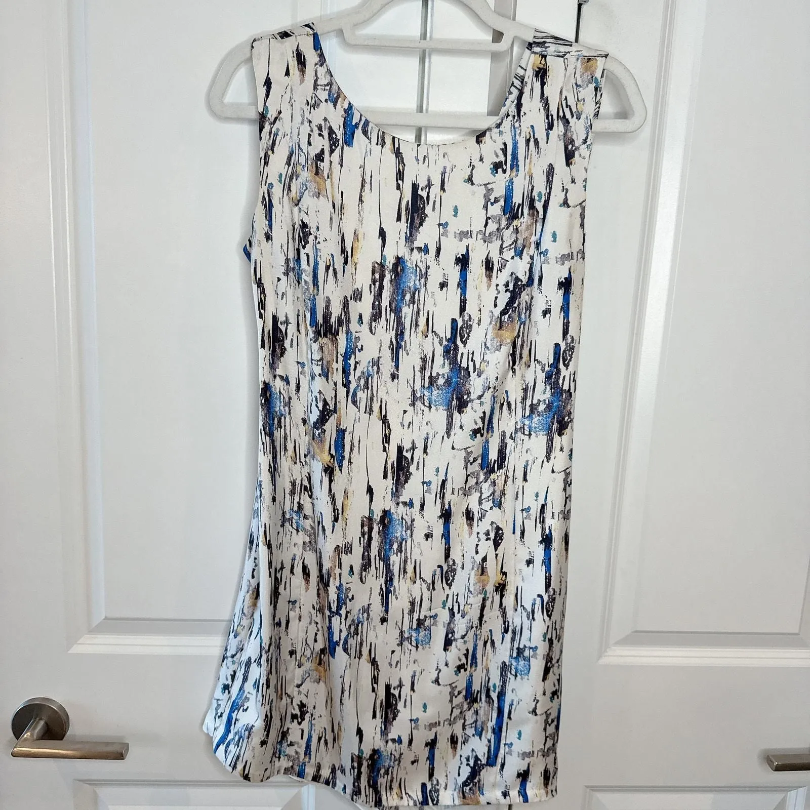 Product image for PORTS 1961 Silk Abstact Mini Dress | 10 - pre-owned---good - Ports 1961