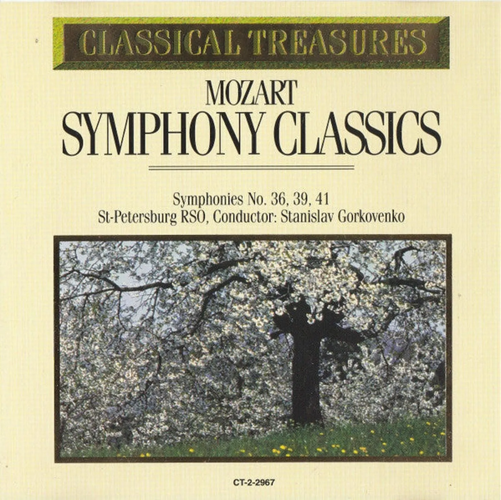 Product image for Wolfgang Amadeus Mozart, Stanislav Gorkovenko, Эстрадный Оркестр Ленинградского Радио - Symphony Classics (CD, Comp)