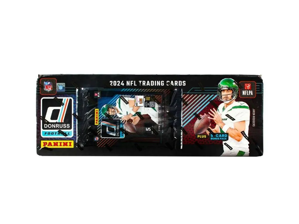 Product image for Panini 2024 Football - Donruss Factory Set - Hobby Box W Bonus pack 