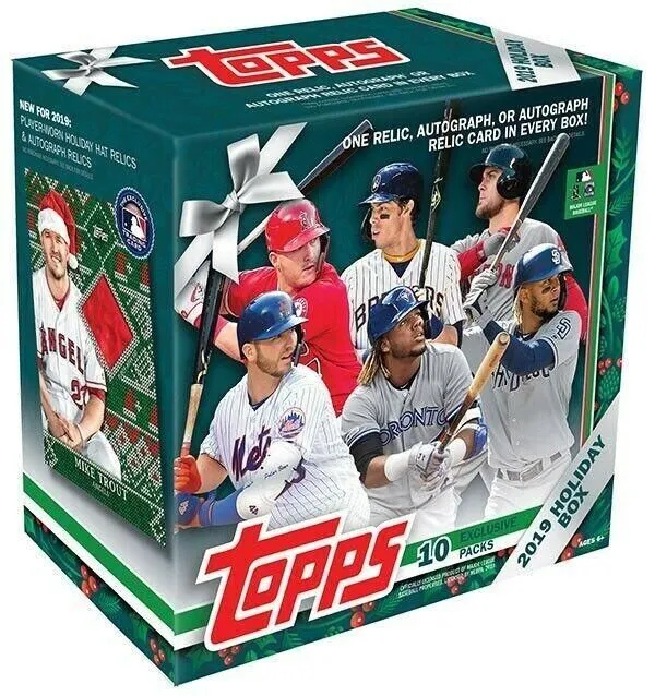 Product image for Topps 2019 Baseball Holiday Mega Box