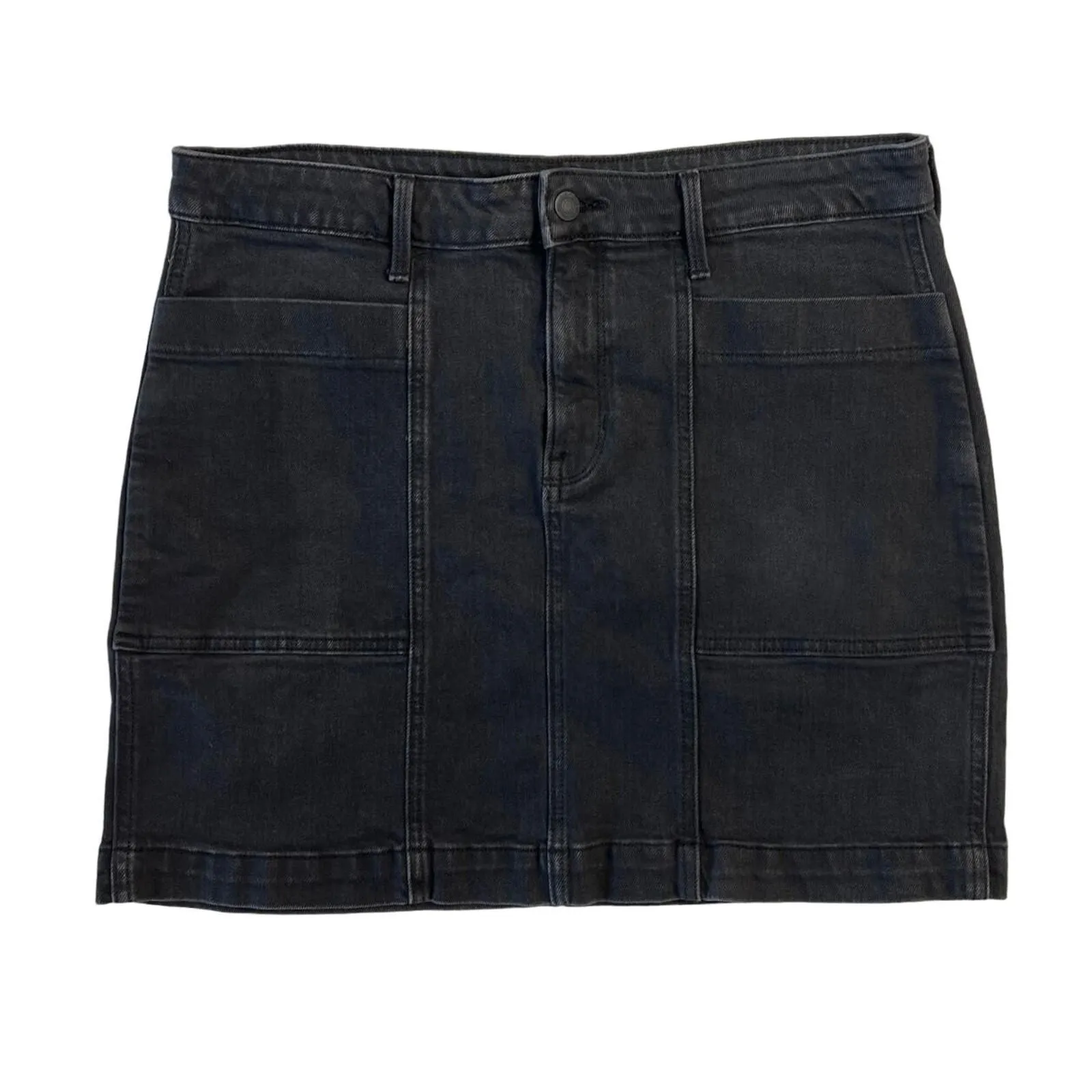Product image for Women's 12 Old Navy Black Skirt Stretchy Goth Dark Academia Fitted - pre-owned---good - Old Navy