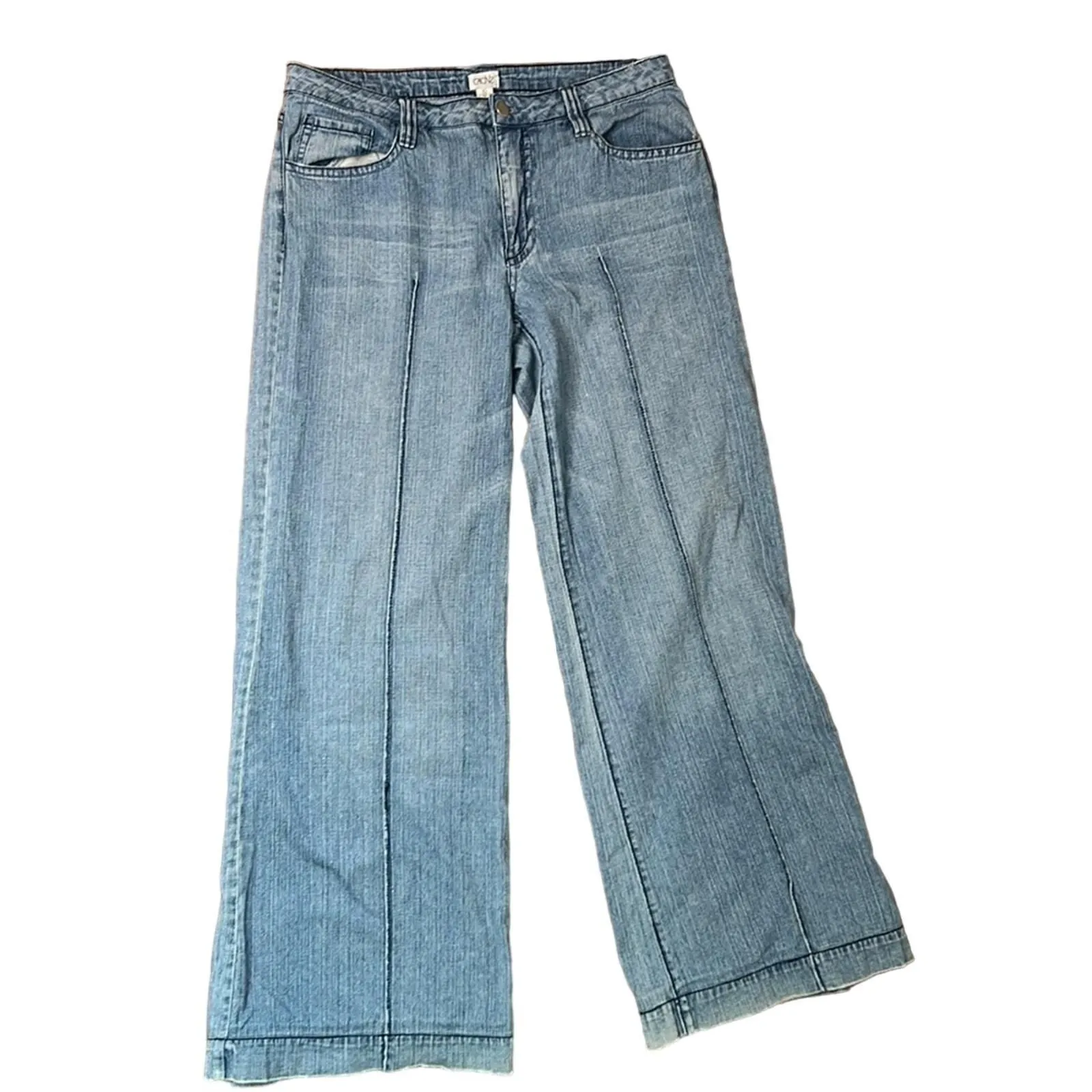 Product image for Women’s Vintage wide leg mid rise jeans Cache size 10 - Cache