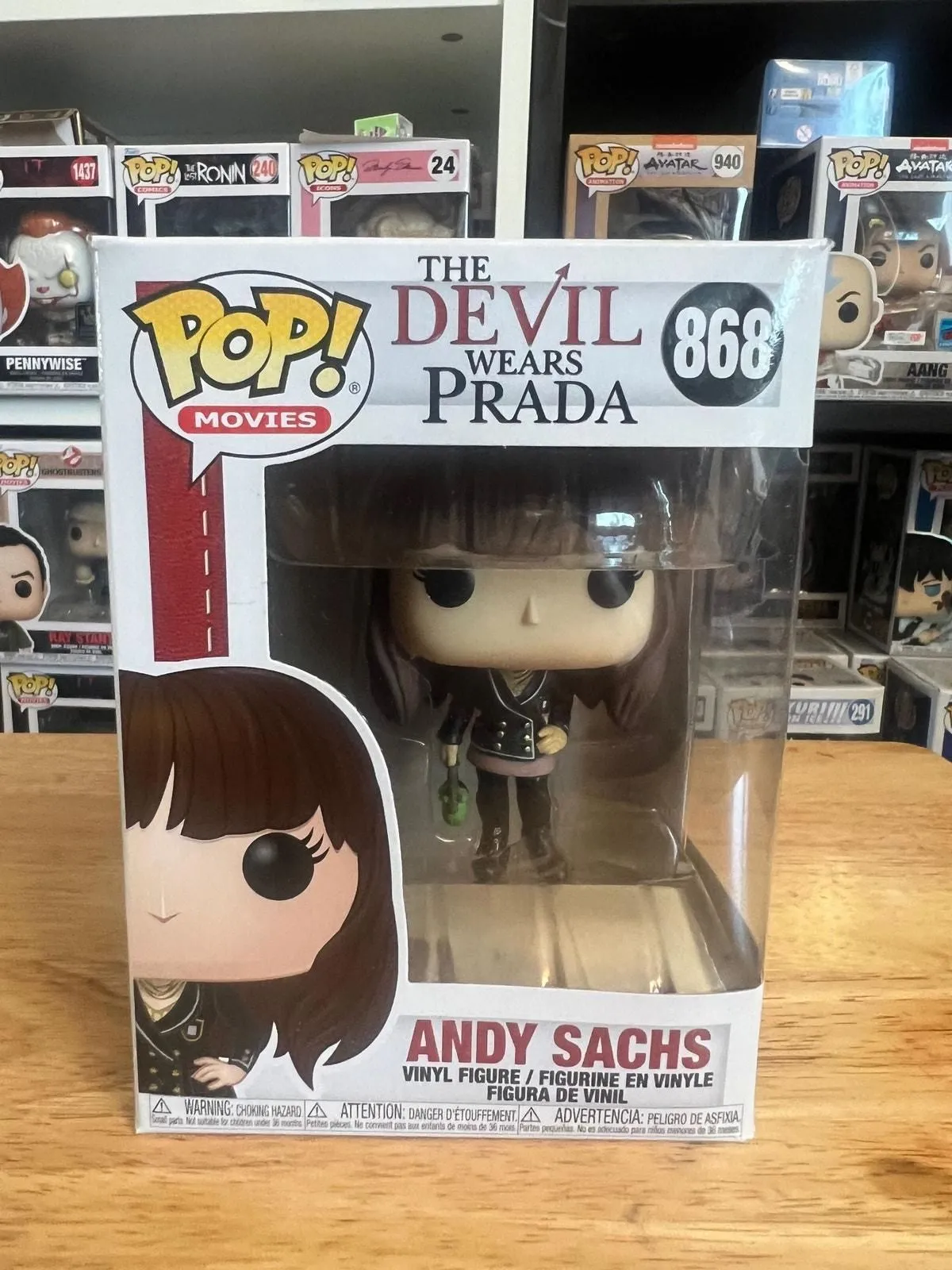 Product image for VAULTED Andy Sachs Devil Wears Prada Funko Pop #868 Movies Anne Hathaway Fashion