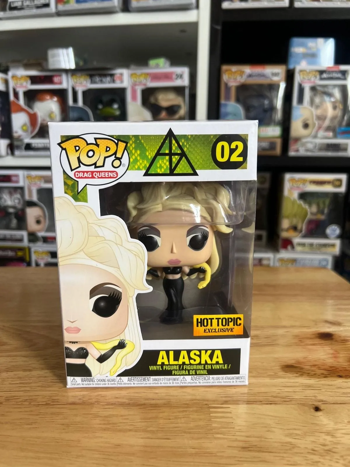 Product image for VAULTED EXCLUSIVE Alaska Funko Pop Drag Queens #02 Hot Topic Rupaul's Race AAA