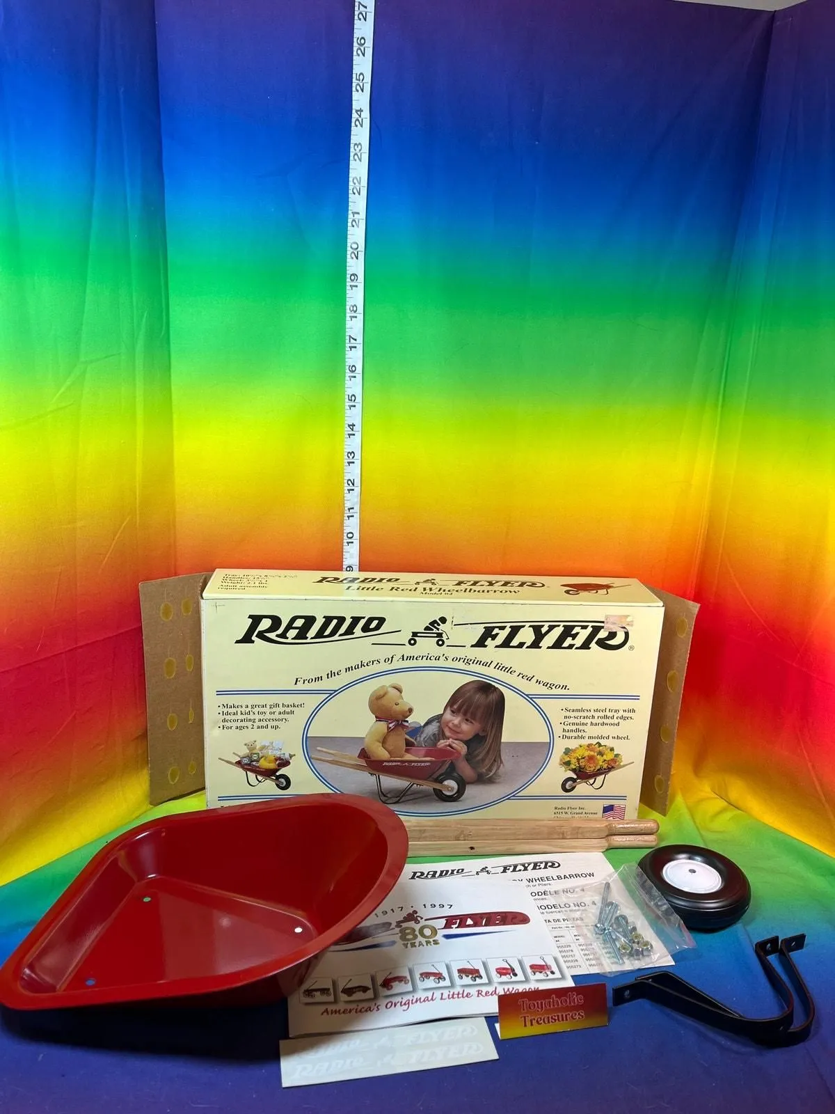 Product image for Vintage Radio Flyer Little Red Wheelbarrow