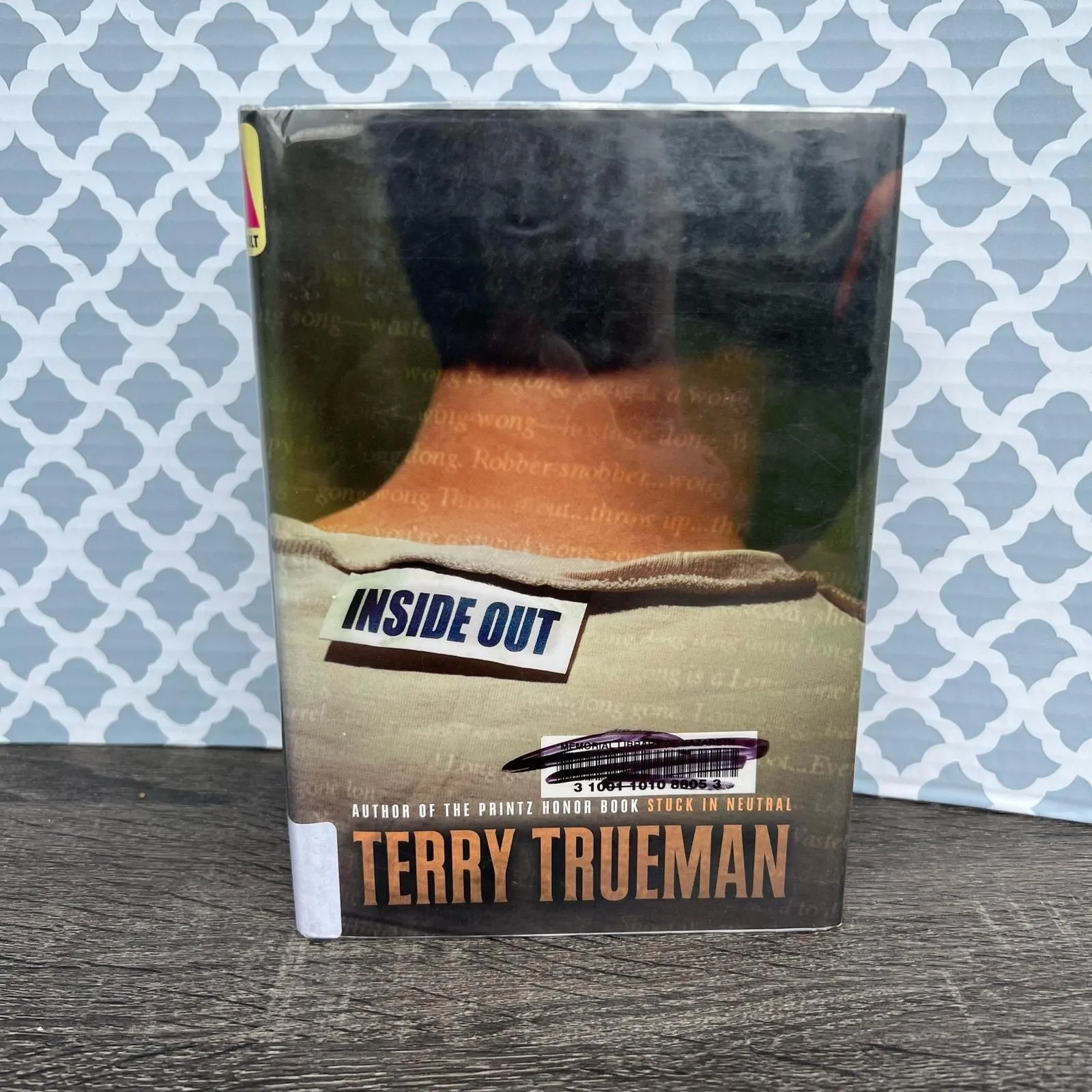 Product image for Inside Out by Terry Trueman Hardcover Book Pre-Loved - Young Adult - Ex-Library - Hardcover - Terry Trueman - good