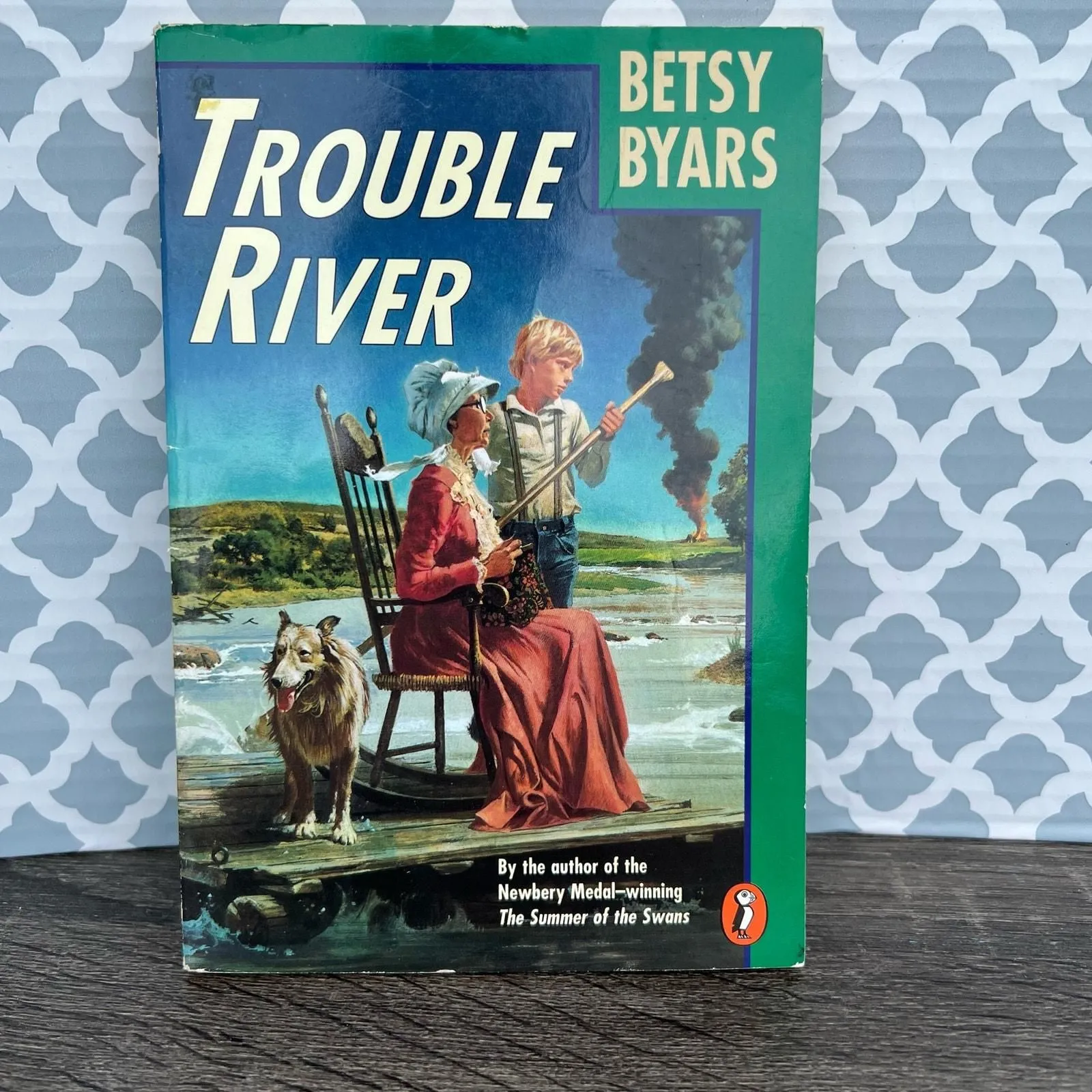 Product image for Trouble River by Betsy Byars Paperback Book Pre-Loved - Betsy Byars - Softcover - Childrens - Vintage Paperback - good