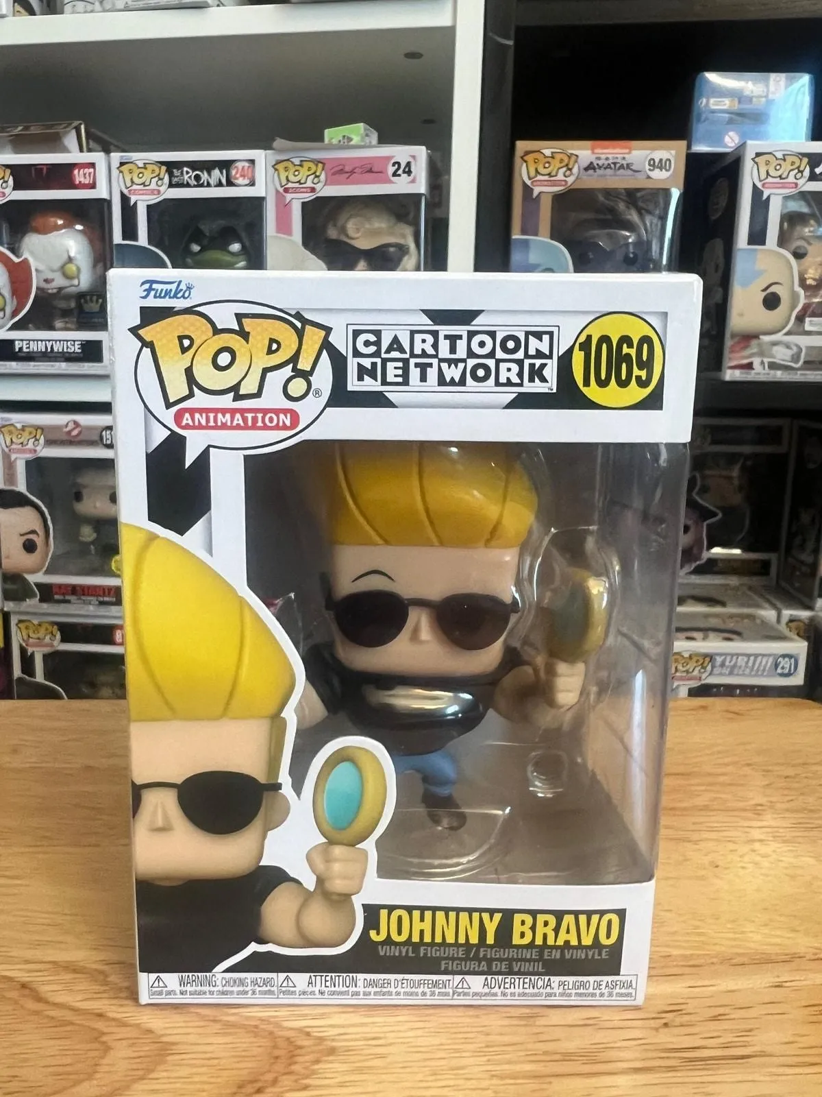 Product image for Johnny Bravo Funko Pop #1069 Cartoon Network Animation Television TV Mirror Comb