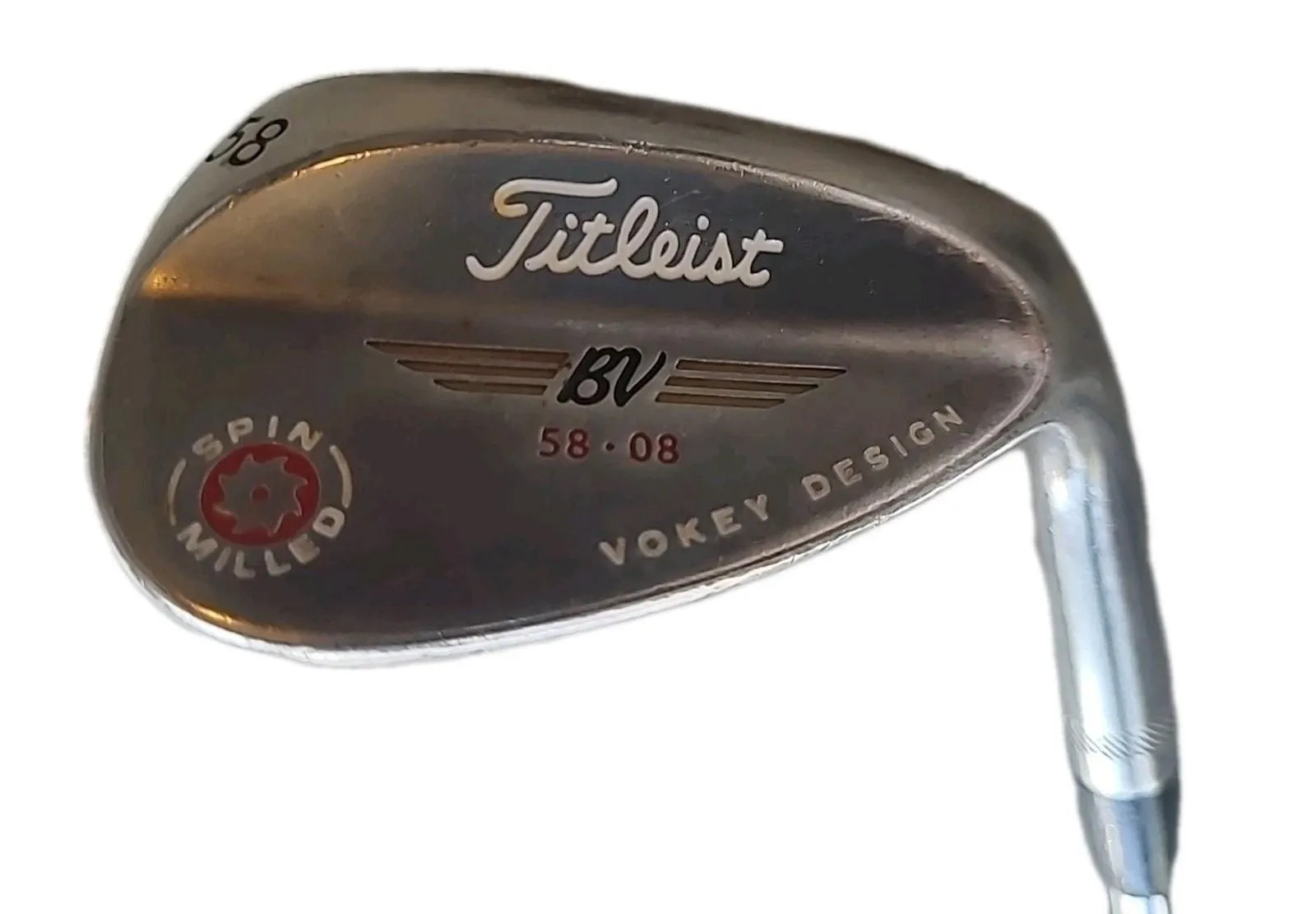 Product image for Titleist 2009 Vokey Spin Milled Black Lob Wedge LW 58* 8 TT Wedge Steel Mens RH - Titleist