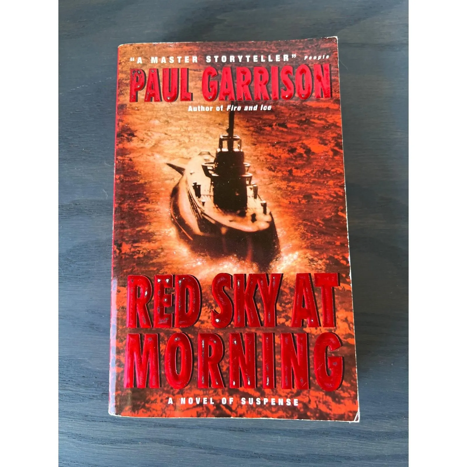 Product image for Red Sky At Morning by Paul Garrison Vintage Paperback Book Pre-Loved - Paul Garrison - Mystery - Softcover - good