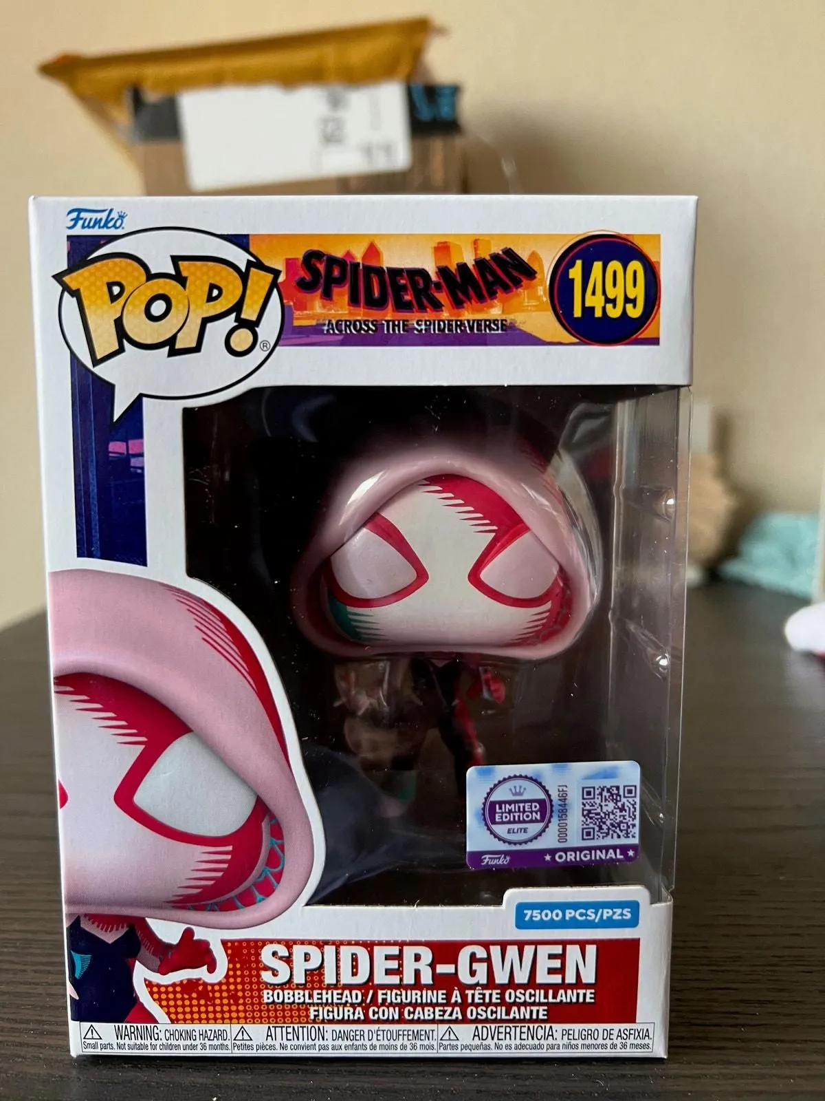 Product image for NEW IN HAND ELITE LE EXCLUSIVE DECO Spider-Gwen Funko Pop #1499 Gwen Stacy Miles