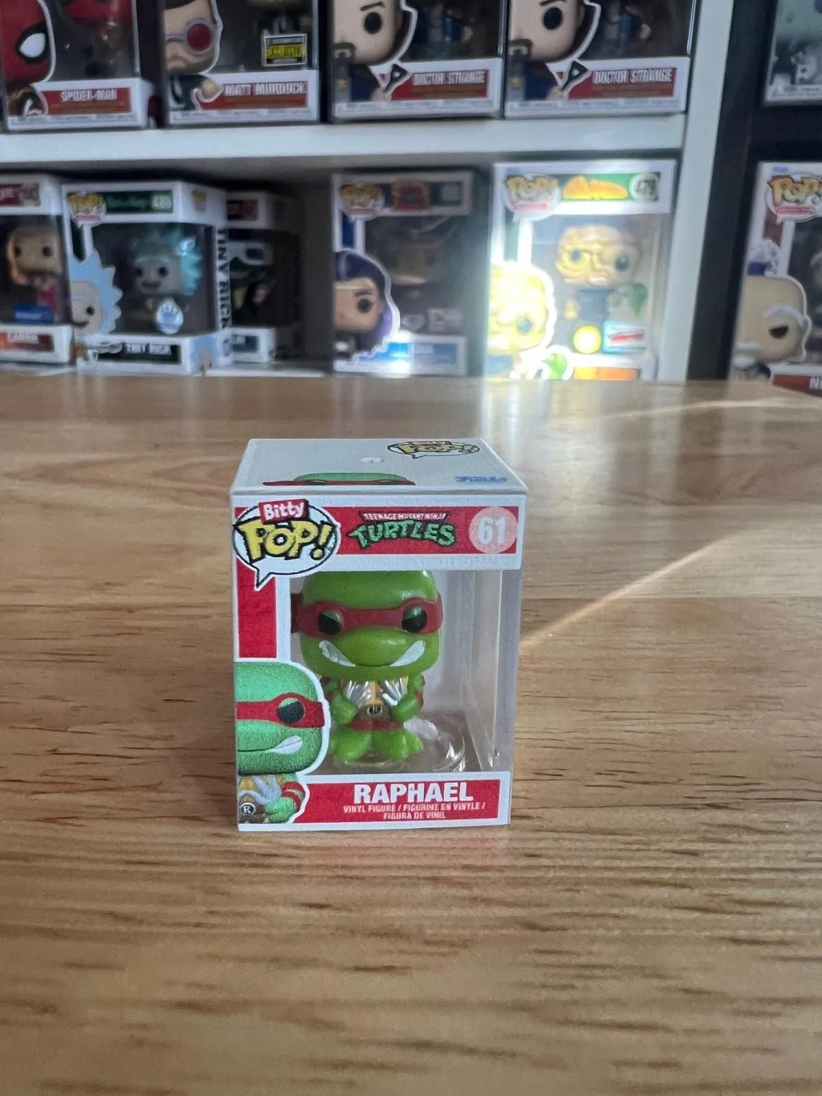 Product image for Raphael Funko Bitty Pop #61 TMNT Teenage Mutant Ninja Turtles Cartoon TV Color