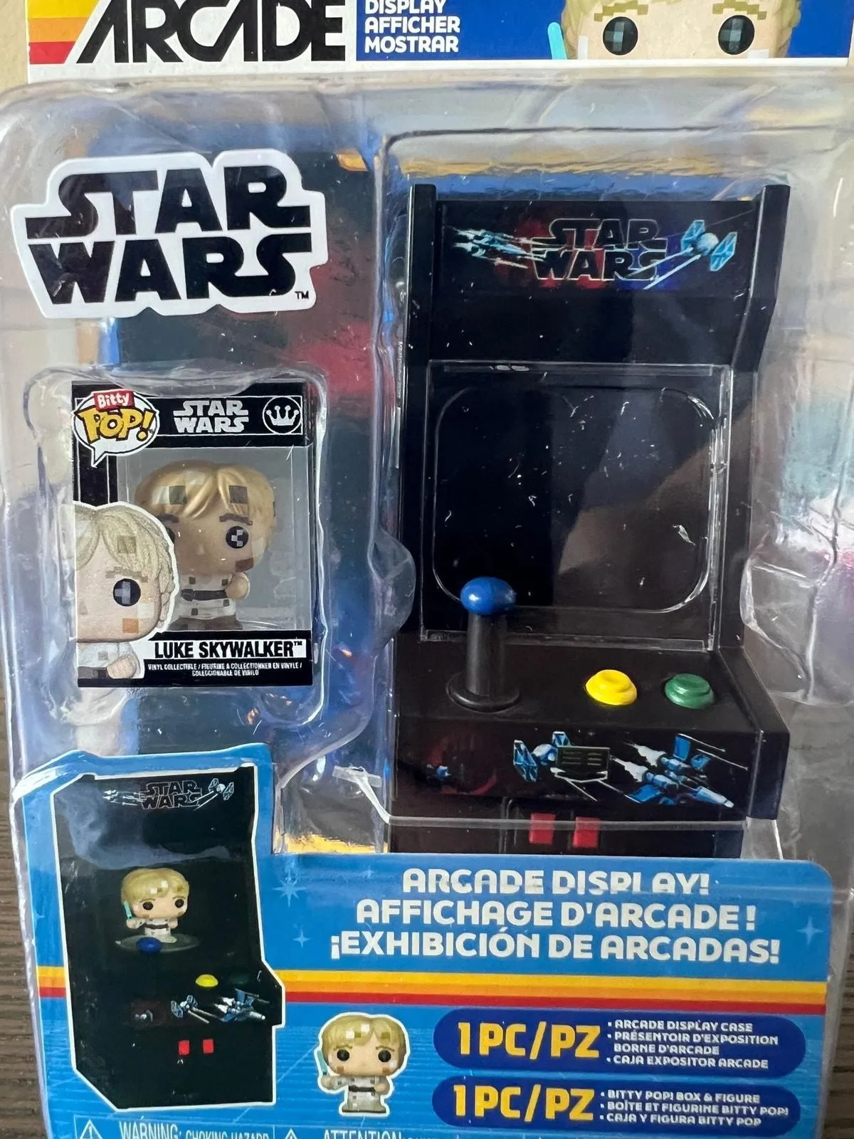 Product image for NEW IN HAND STAR WARS BITTY Arcade Funko Pop Movies Luke Skywalker 8-Bit Gaming