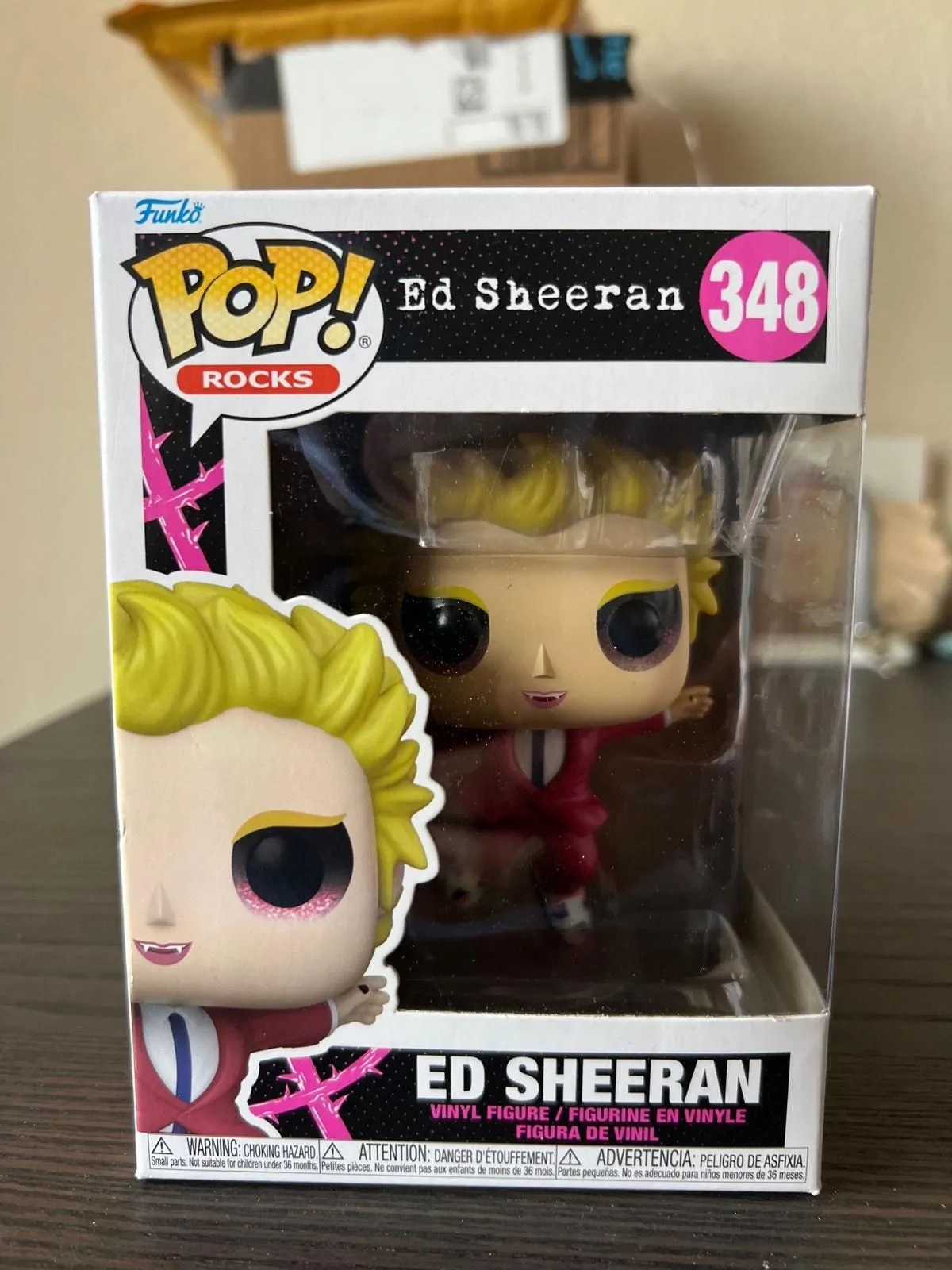 Product image for VAULTED Ed Sheeran Bad Habits Funko Pop #348 Music Video Rocks Vinyl Figure Toy