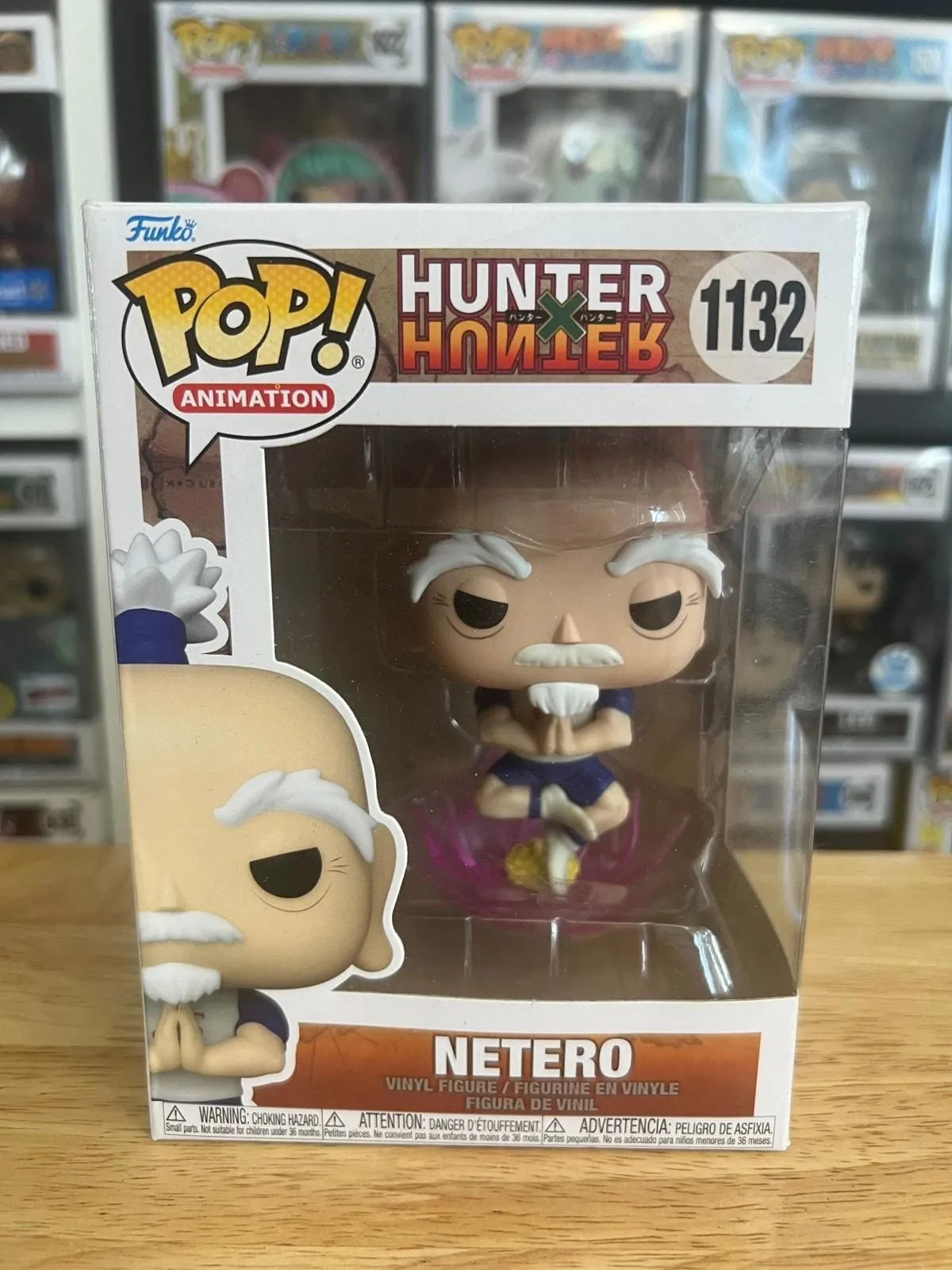 Product image for Netero HunterxHunter Funko Pop #1132 Hunter X Animation Anime Manga w/ Protector