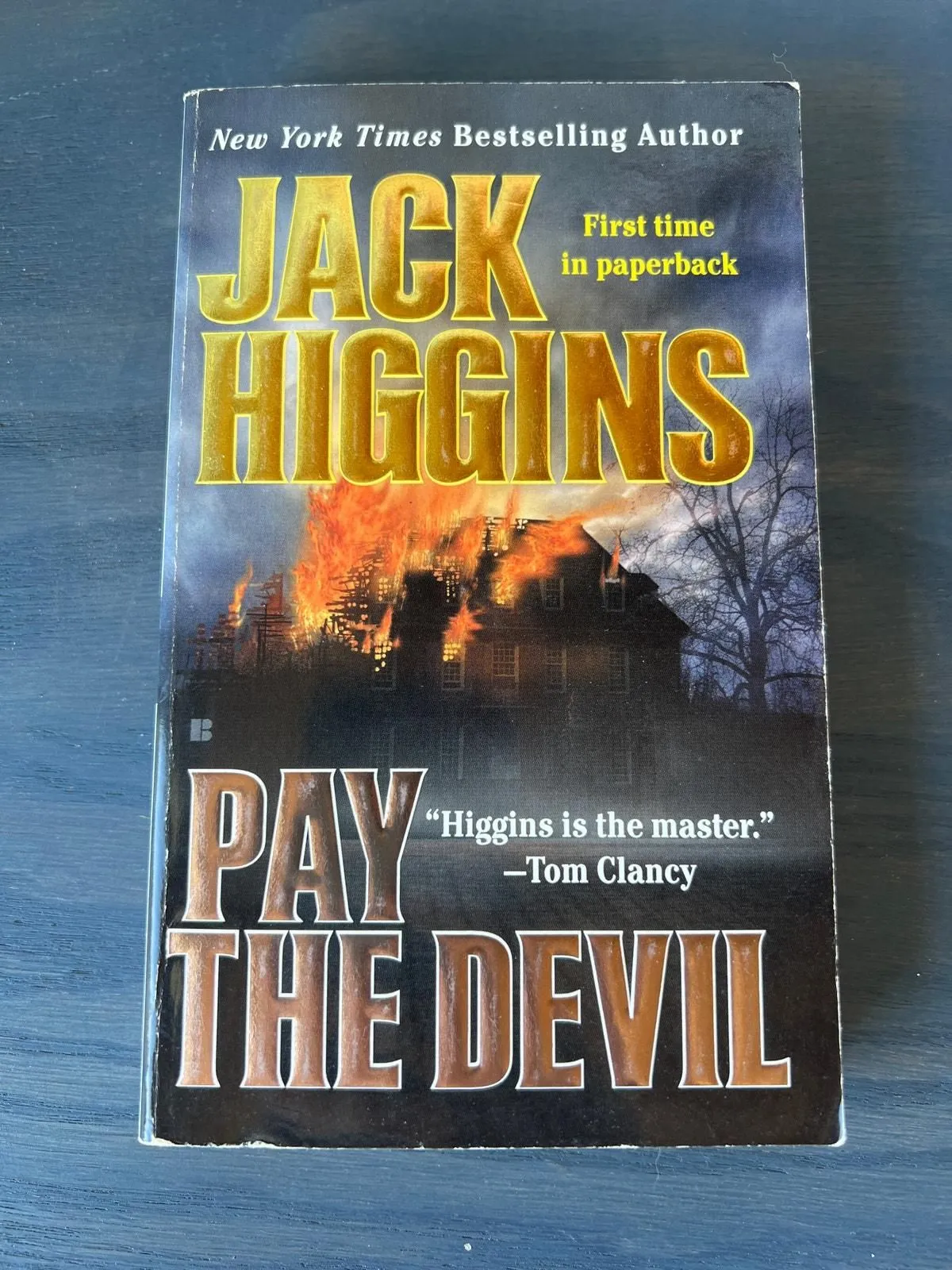 Product image for Pay The Devil by Jack Higgins Paperback Book Vintage Pre-Loved - Jack Higgins - Historical Fiction - Softcover - good