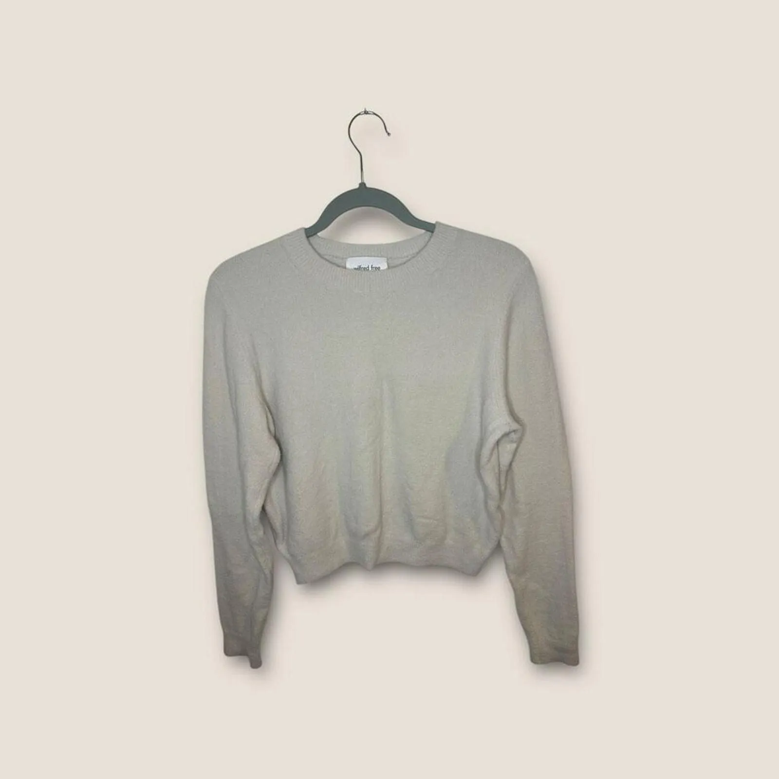 Aritzia Wilfred Free Cashmere Cream Sweater Size Small Aritzia