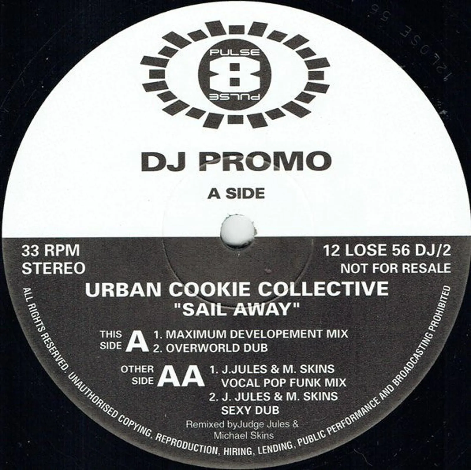 Product image for Urban Cookie Collective - Sail Away (12", Promo)