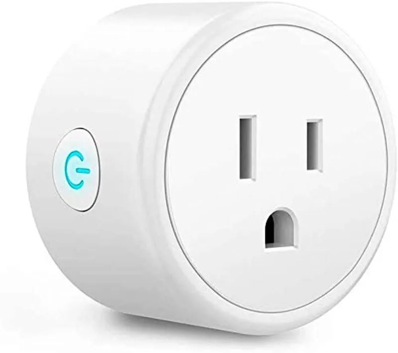 Product image for Mini Smart Plug - Wi-Fi Outlet Socket Compatible w/ Alexa, Echo and Google Home - Smart Plug