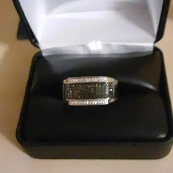 Product image for .42 tcw Black and white natural diamonds