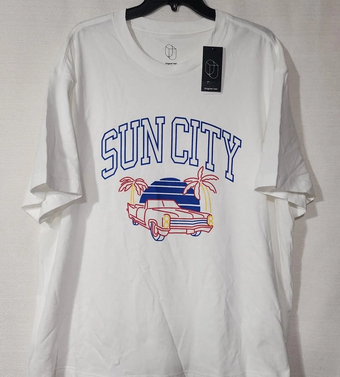 Product image for Sun city men's white shirt Size XXL - new-with-tags - Original Use