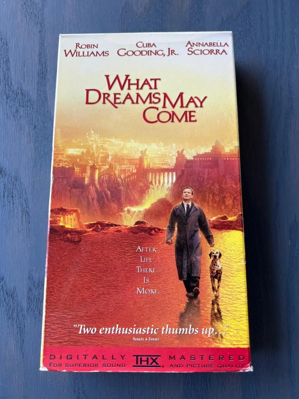 Product image for What Dreams May Come Robin Williams Drama Movie Vintage 1998 VHS Tape Pre-Loved