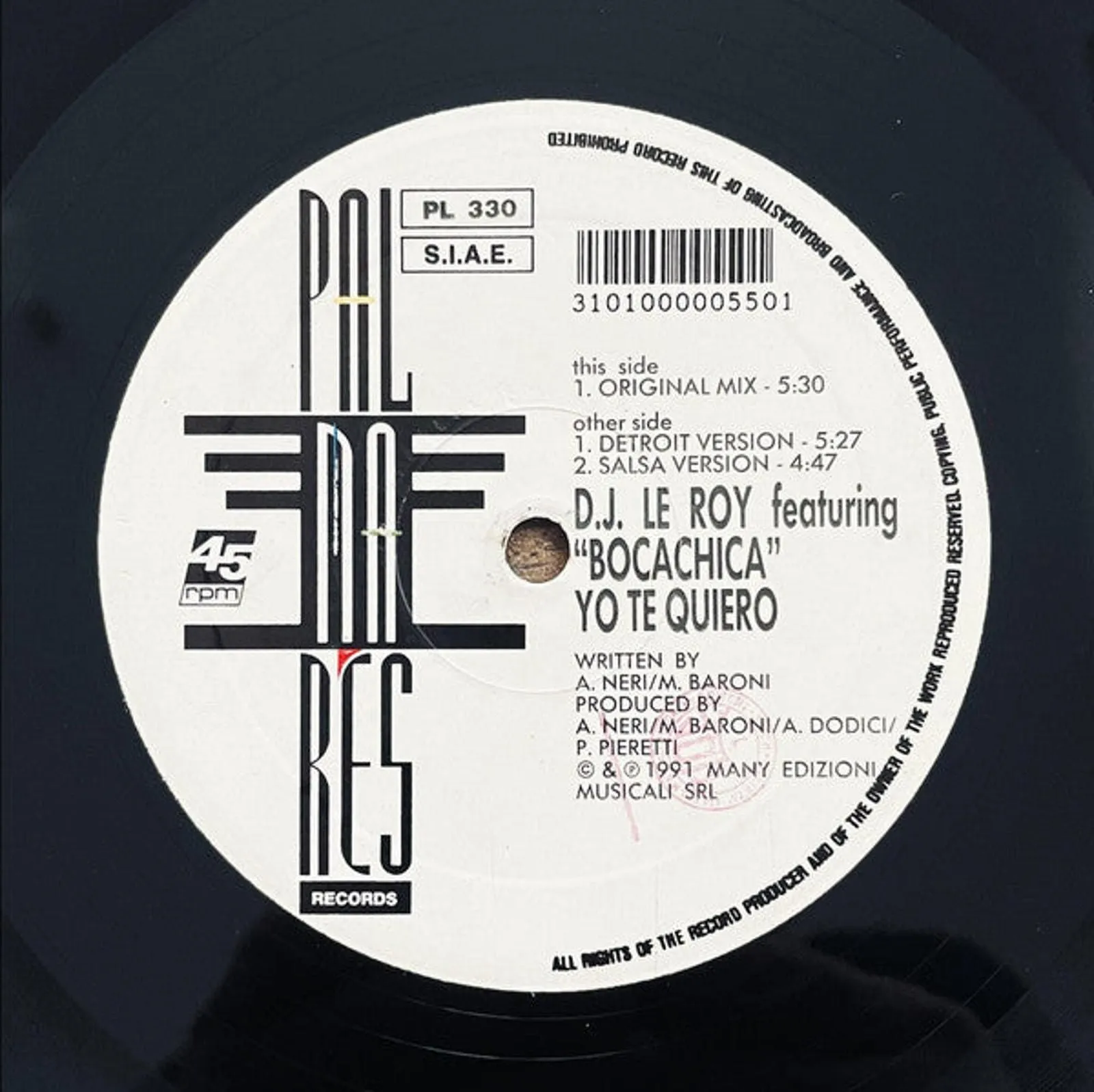 Product image for D.J. Le Roy* Featuring Bocachica - Yo Te Quiero (12")