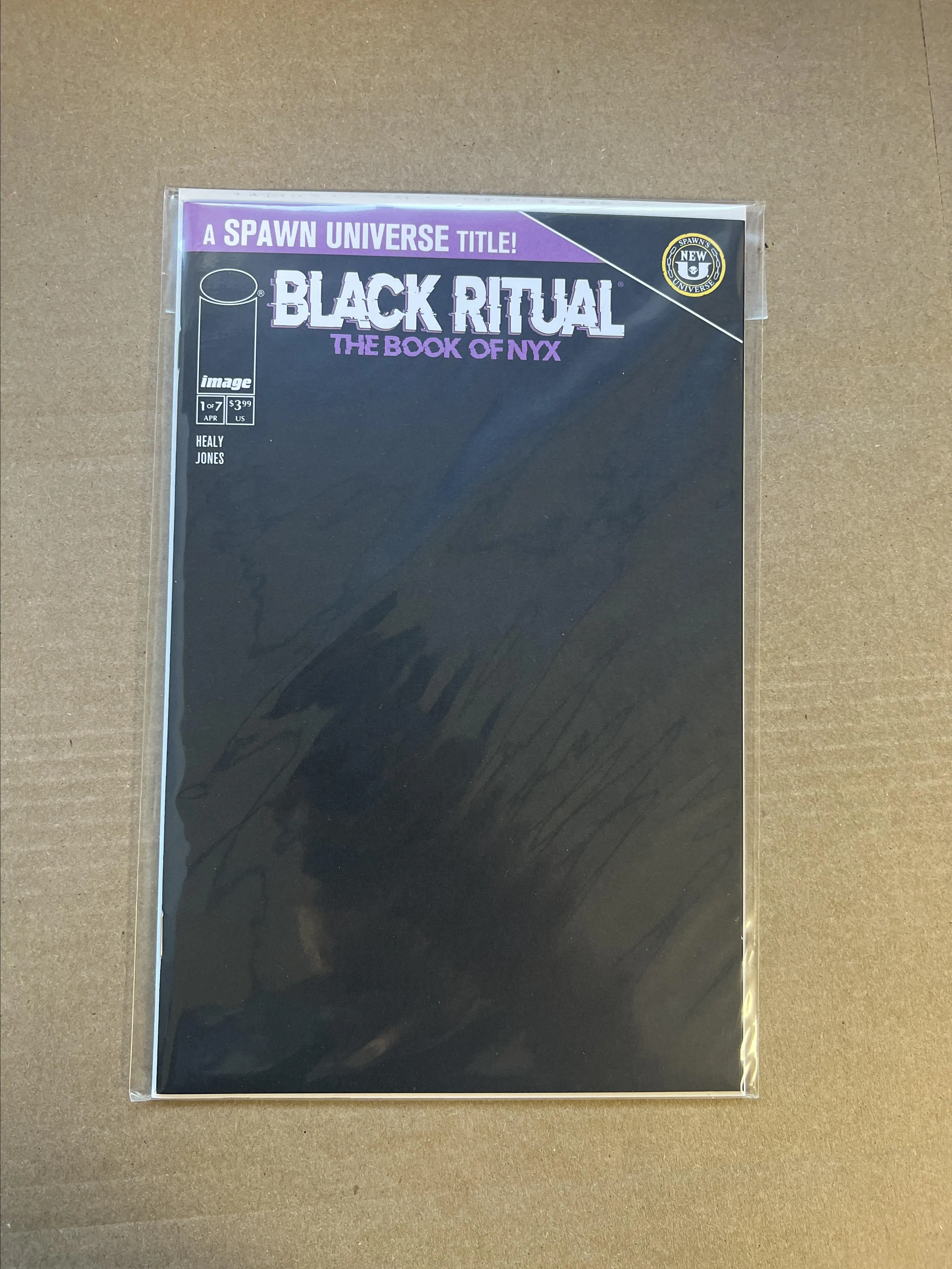 Product image for BLANK VARIANT: BLACK RITUAL THE BOOK OF NYX #1 SPAWN UNIVERSE