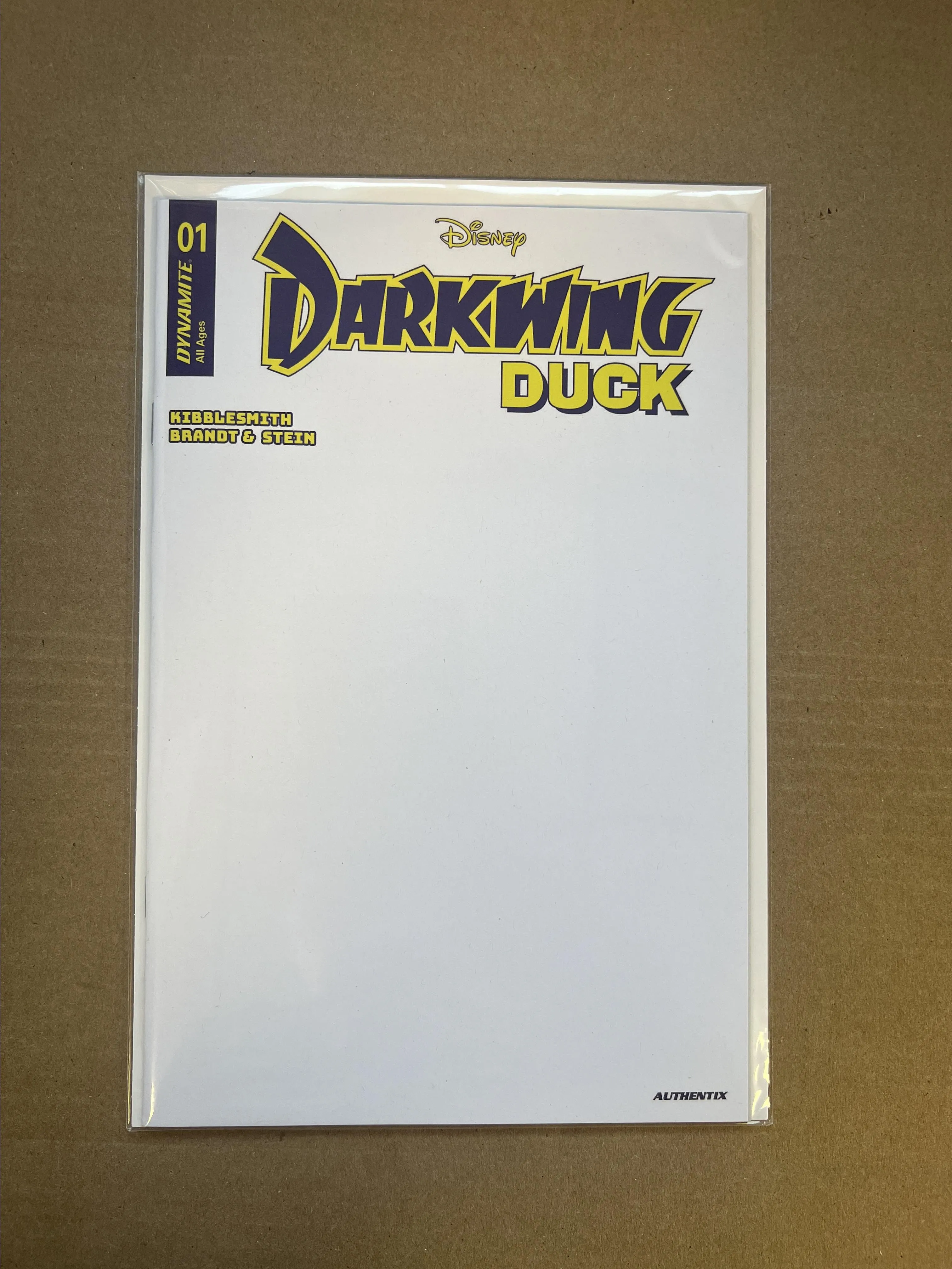 Product image for BLANK VARIANT: DARWING DUCK #1 WHITE COVER