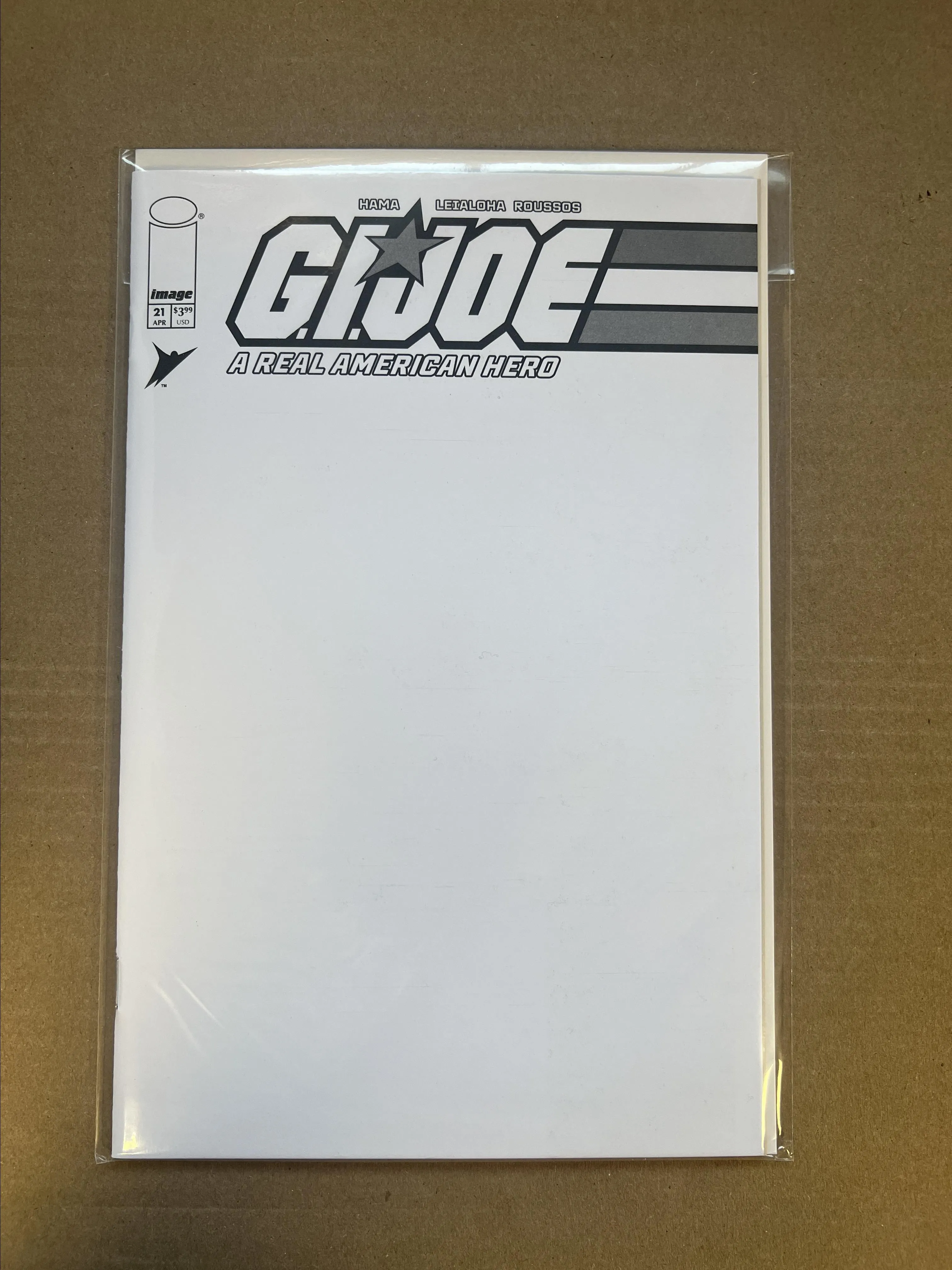 Product image for BLANK VARIANT: G.I. JOE A REAL AMERICAN HERO #21 FACSIMILE EDITION