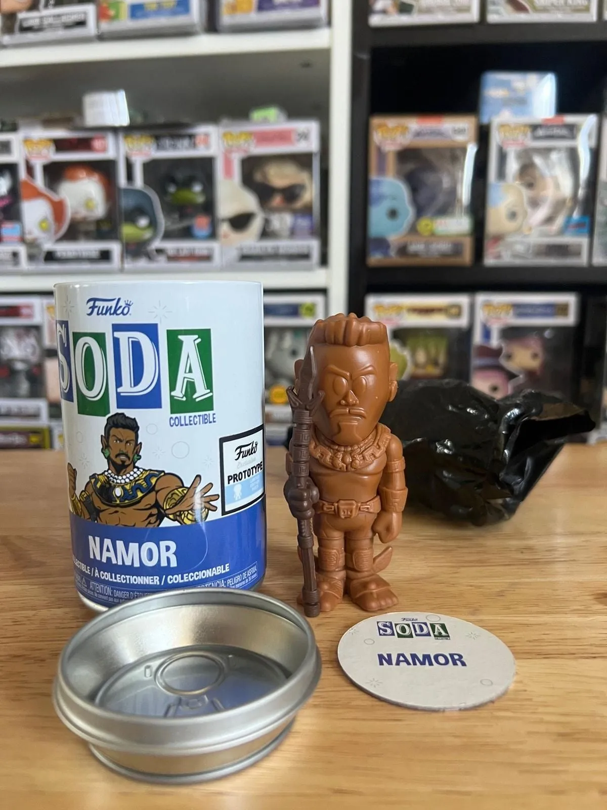 Product image for PROTOTYPE Namor the Submariner Funko Soda Marvel Black Panther Wakanda Forever - near-mint