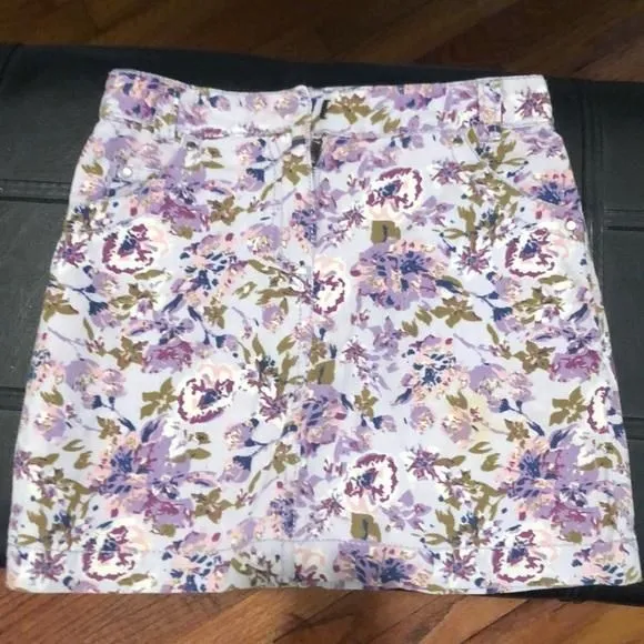 Product image for Floral Jean Skirt (Kids)