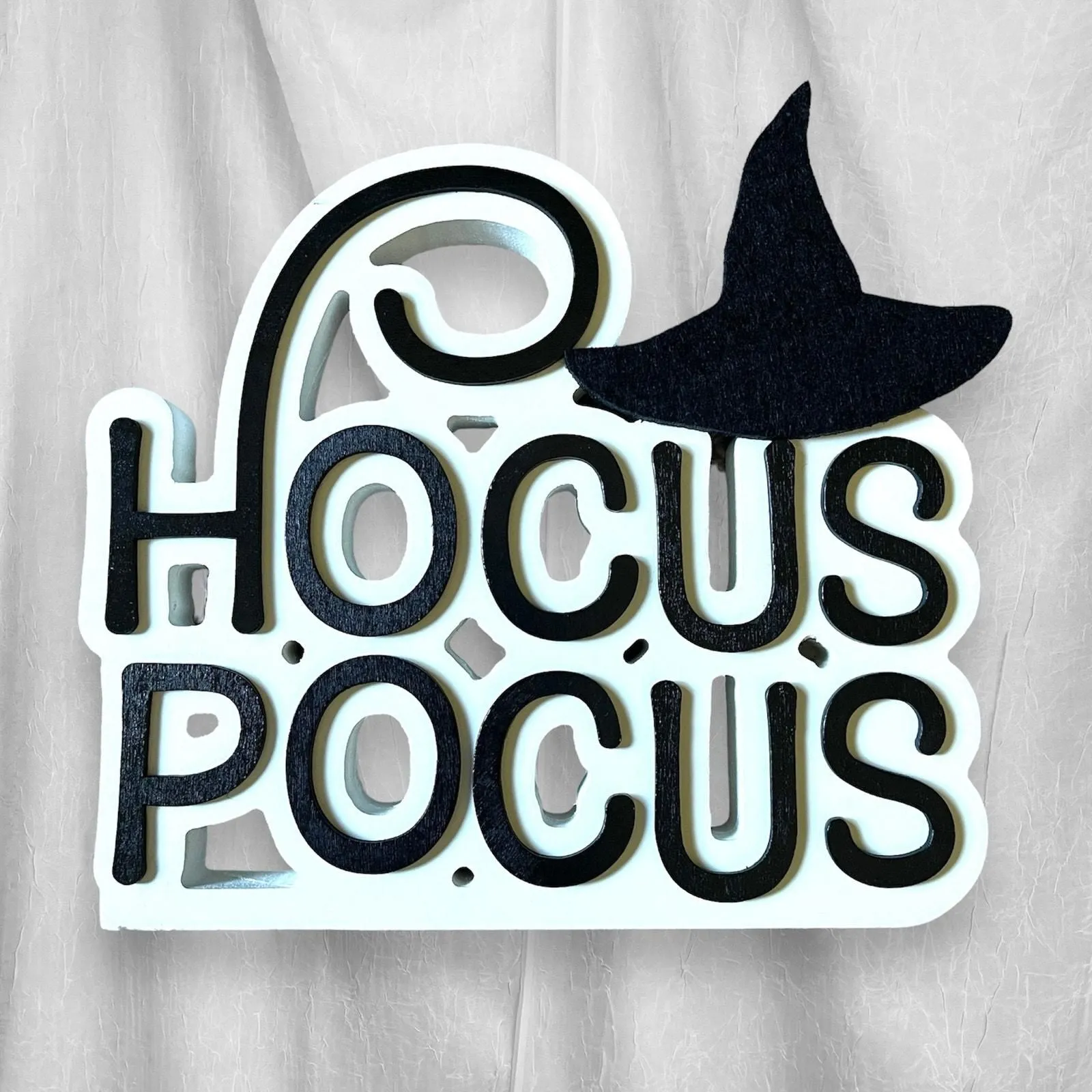Product image for NWOT Hocus Pocus Witch Hat Table Top Sign Halloween Decor Target